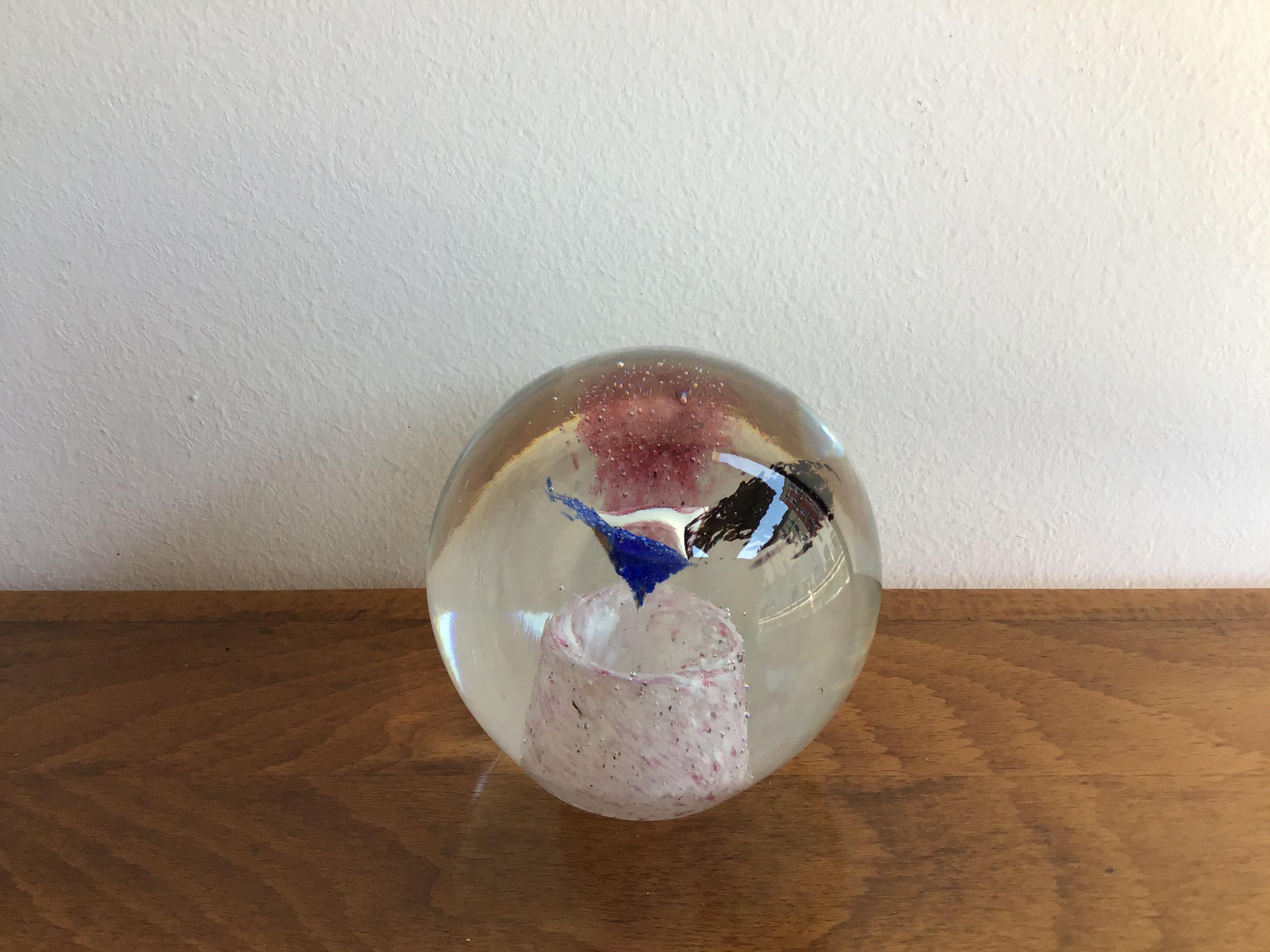 Other Seguso Paperweight Murano Glass 1950 Italy For Sale