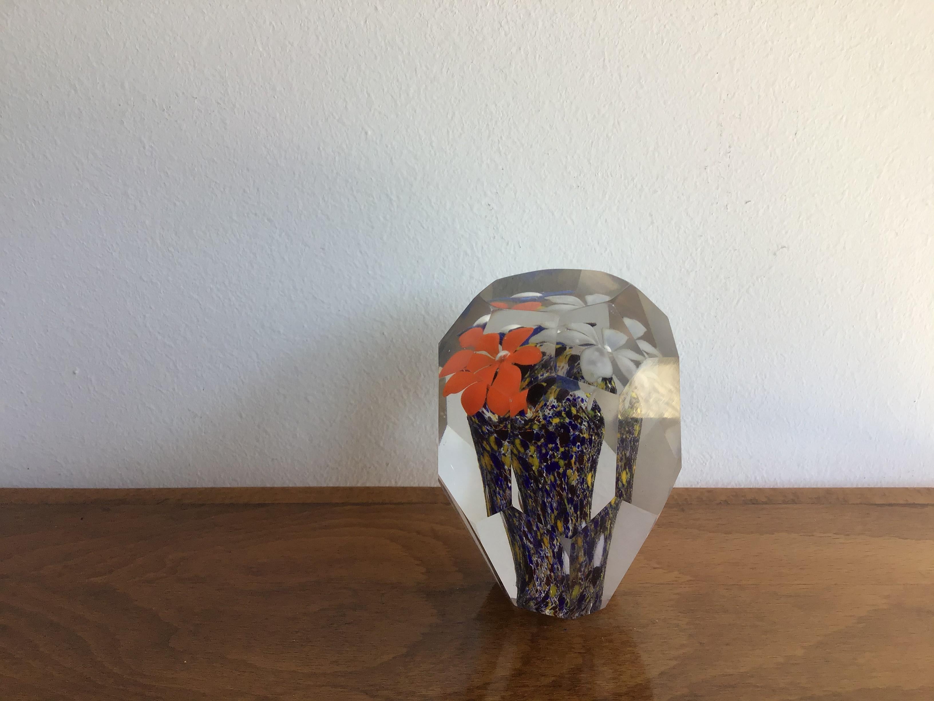 Other Seguso Paperweight Murano Glass 1950 Italy For Sale
