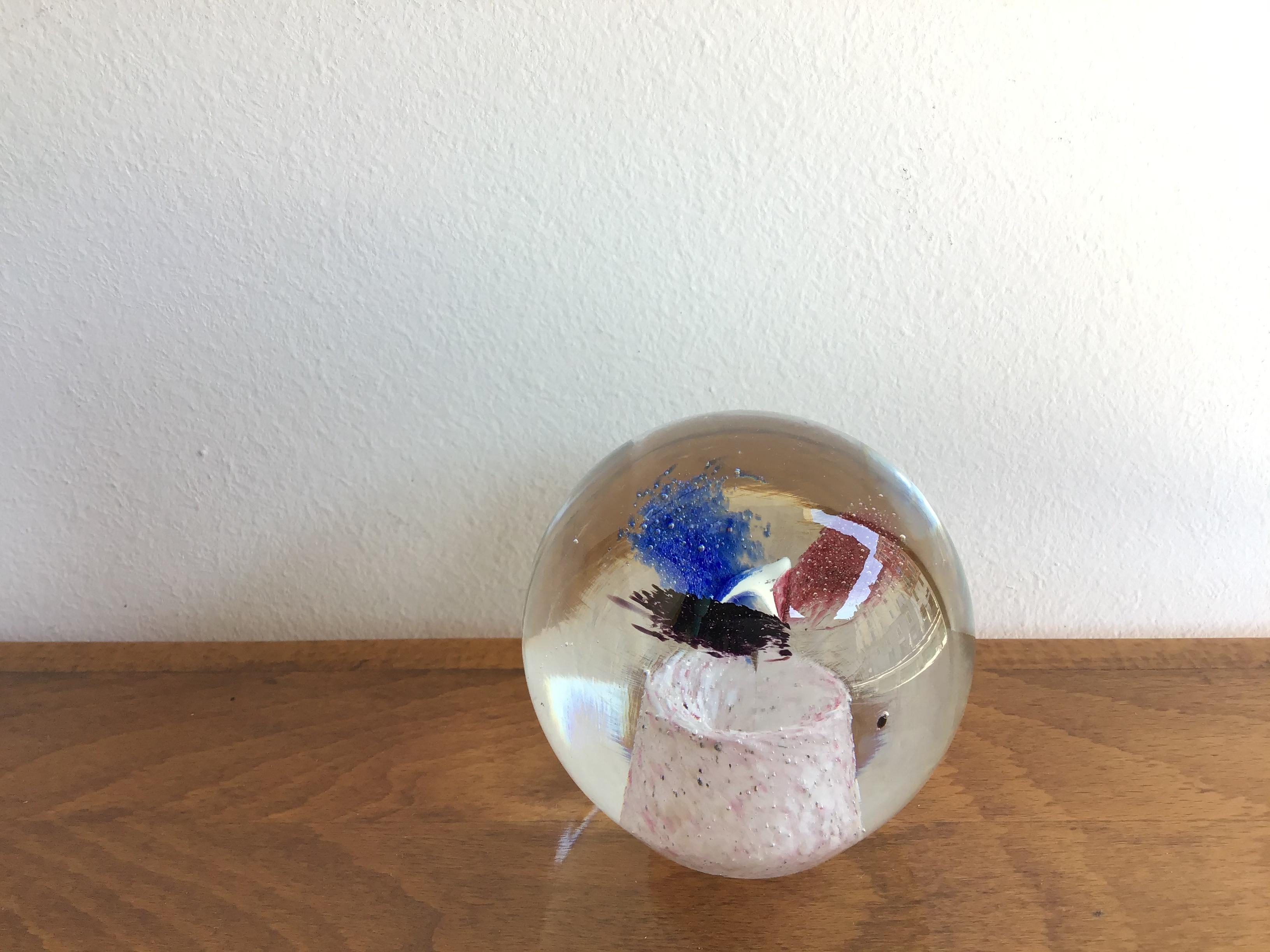 Seguso Paperweight Murano Glass 1950 Italy In Excellent Condition For Sale In Milano, IT