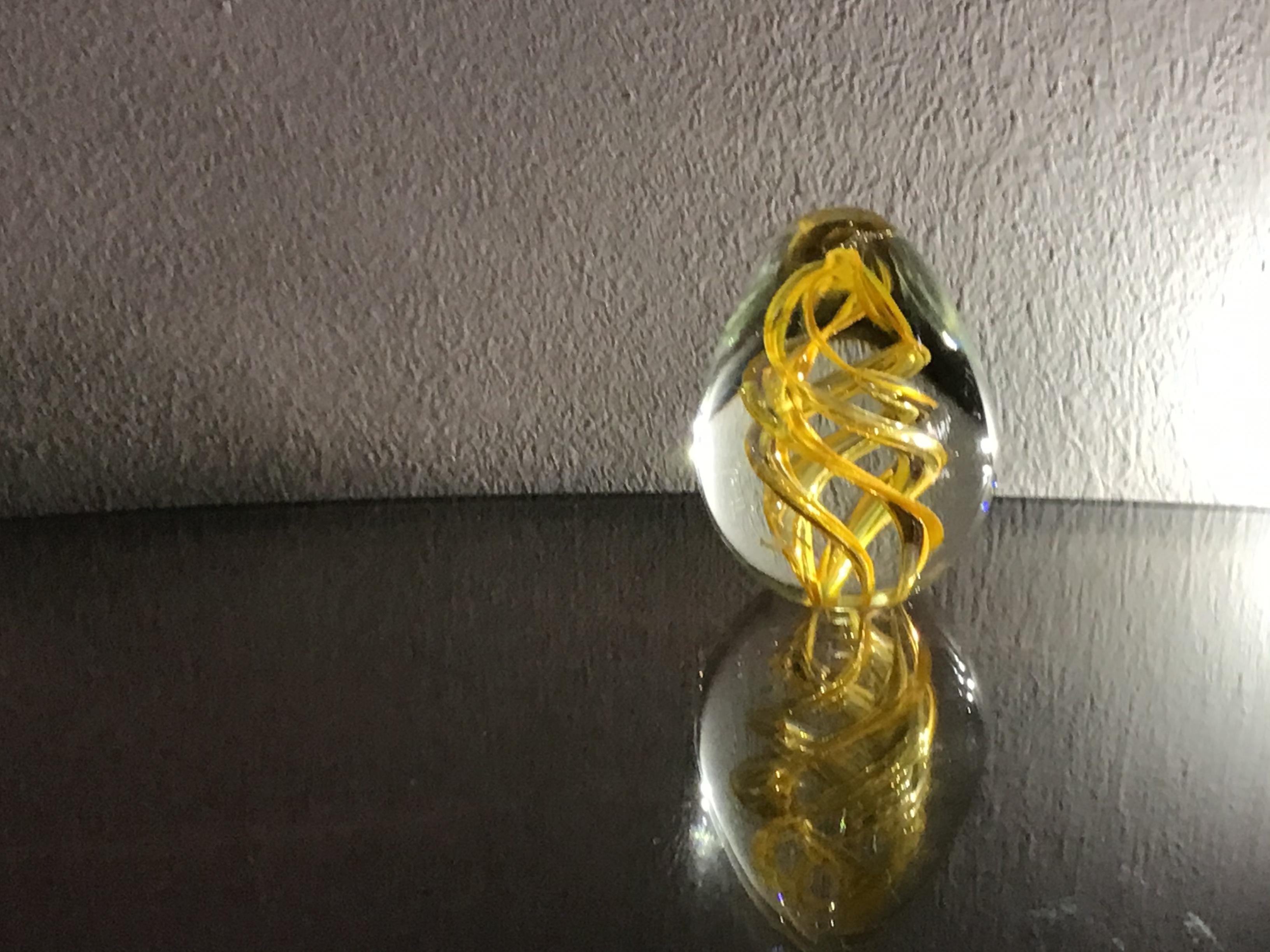 Seguso Paperweight Murano Glass 1950 Italy In Excellent Condition For Sale In Milano, IT