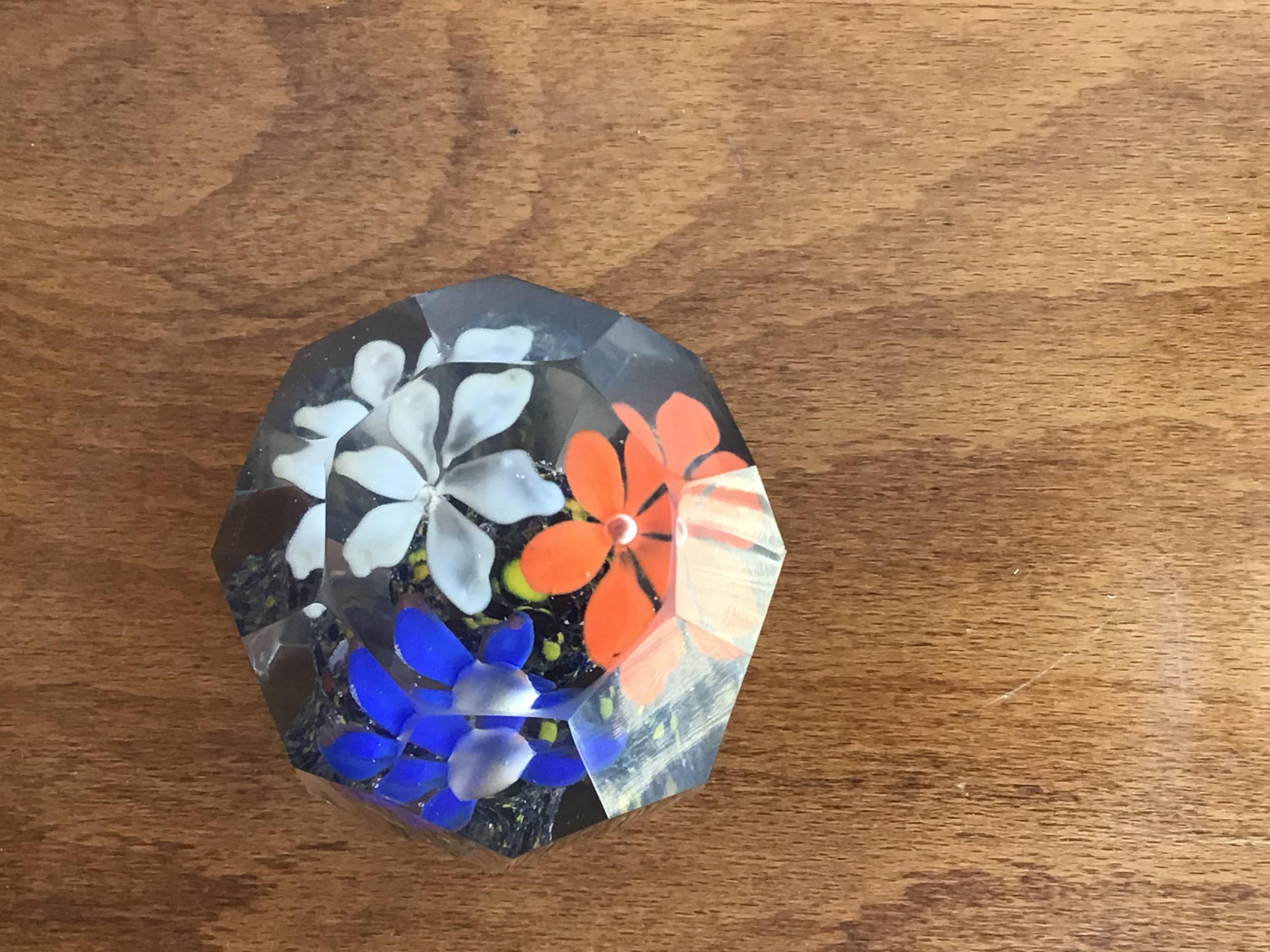 Seguso Paperweight Murano Glass 1950 Italy For Sale 3