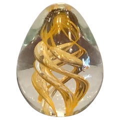 Seguso Paperweight Murano Glass 1950 Italy
