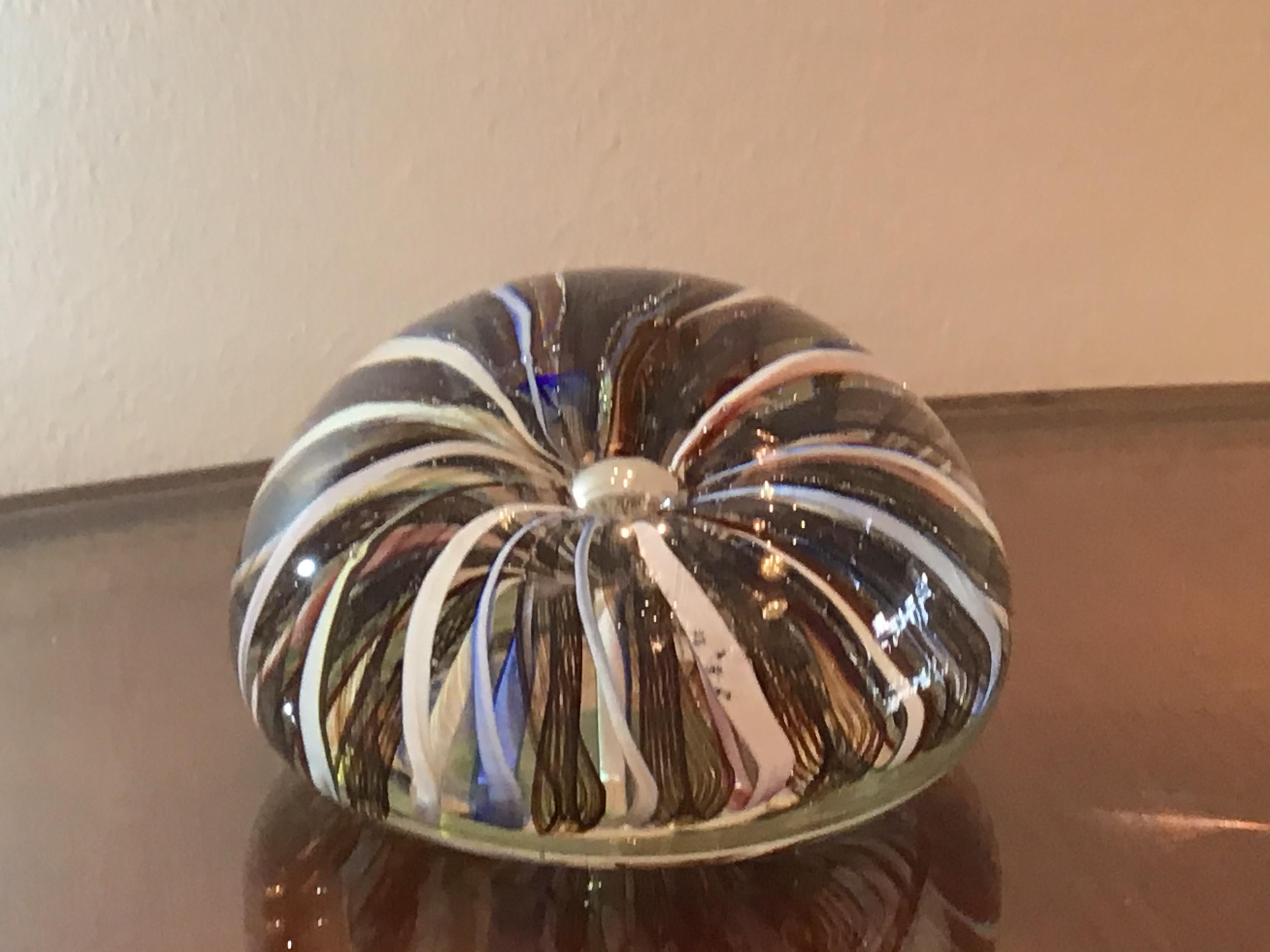 Seguso Paperweight Seguso Murano Glass 1950 Italy For Sale 5