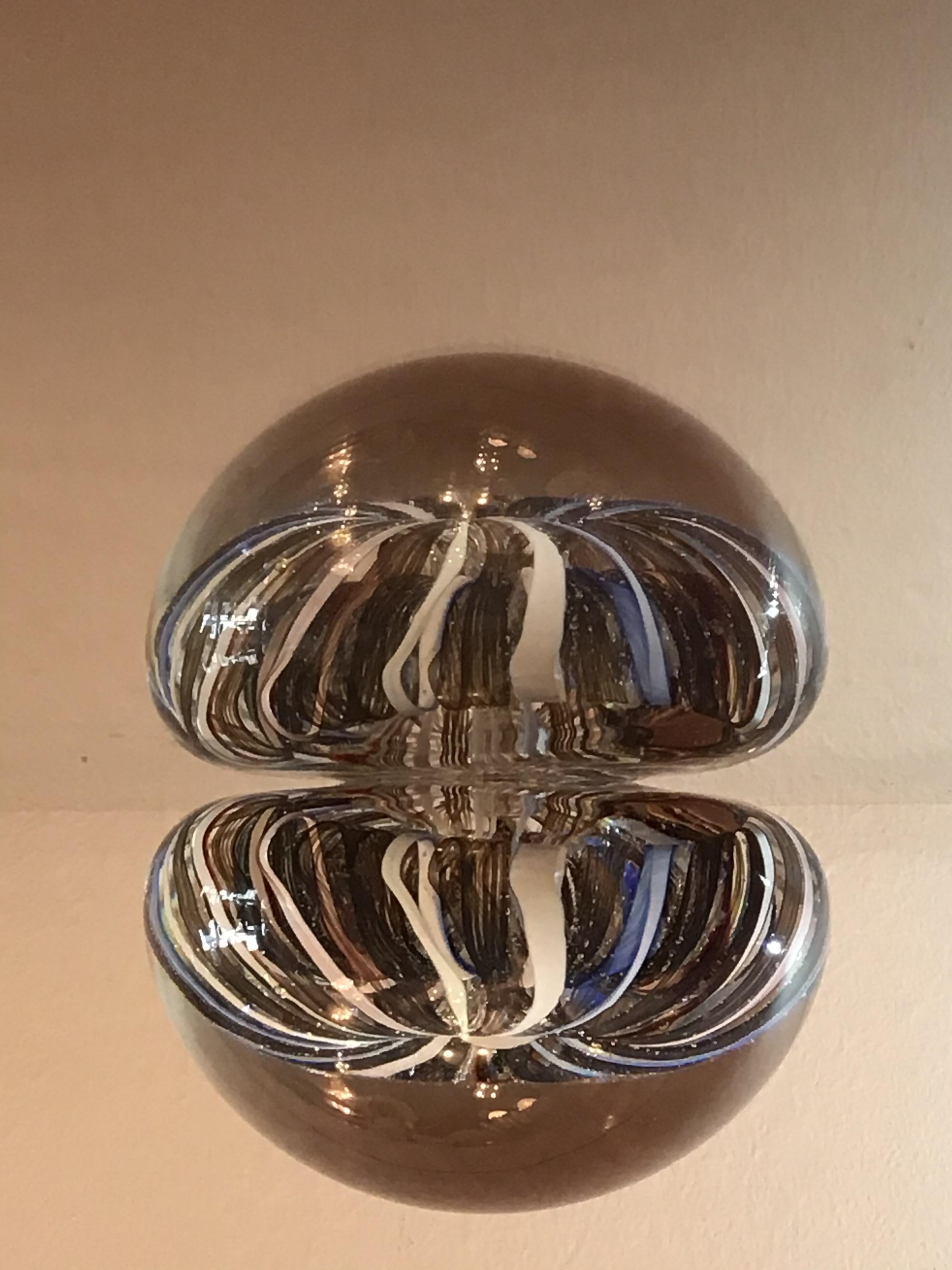 Seguso Paperweight Seguso Murano Glass 1950 Italy For Sale 7