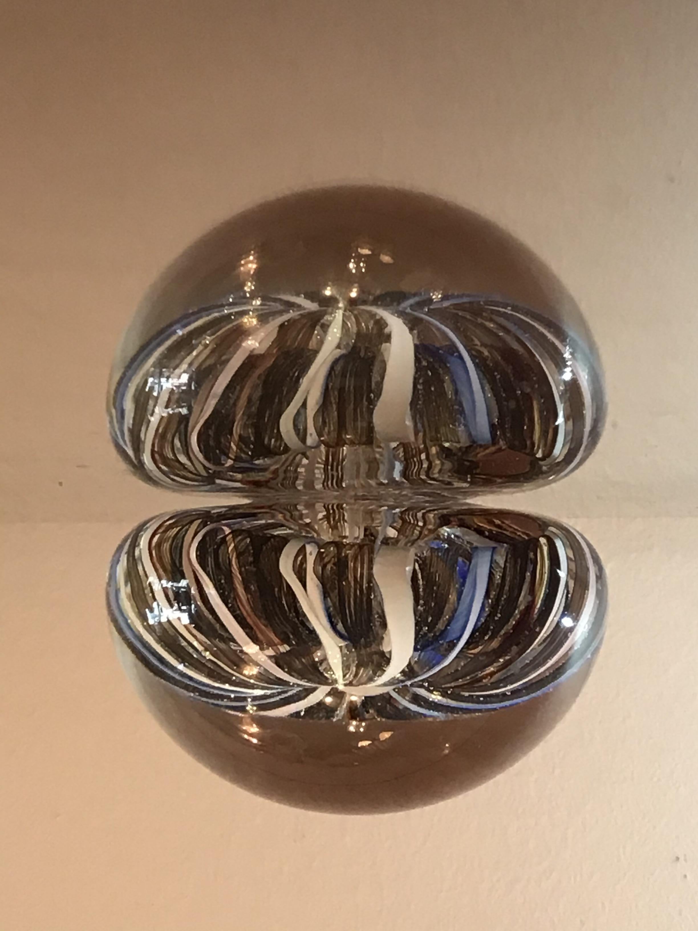 Seguso Paperweight Seguso Murano Glass 1950 Italy For Sale 8