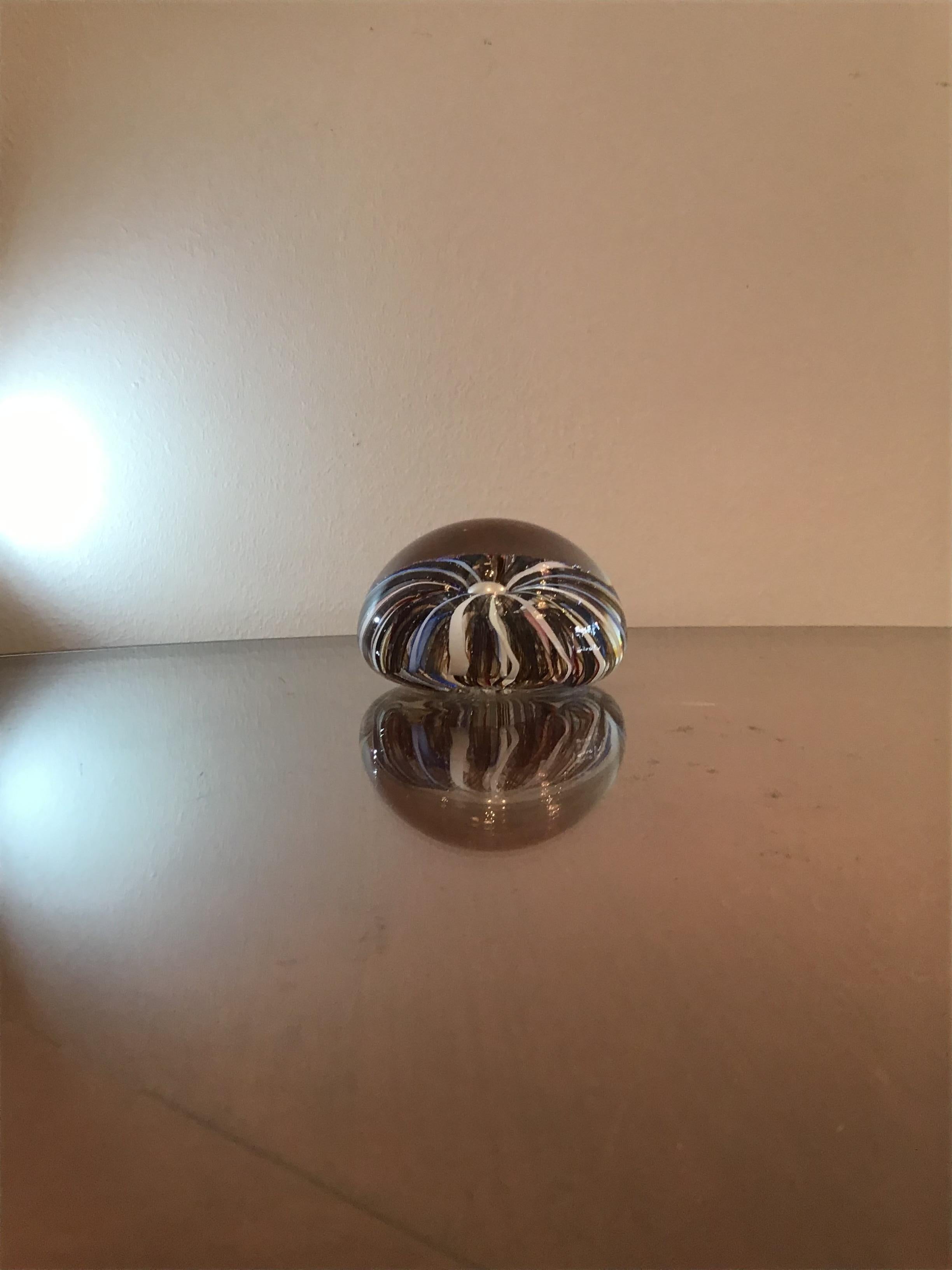 Seguso Paperweight Seguso Murano Glass 1950 Italy For Sale 9