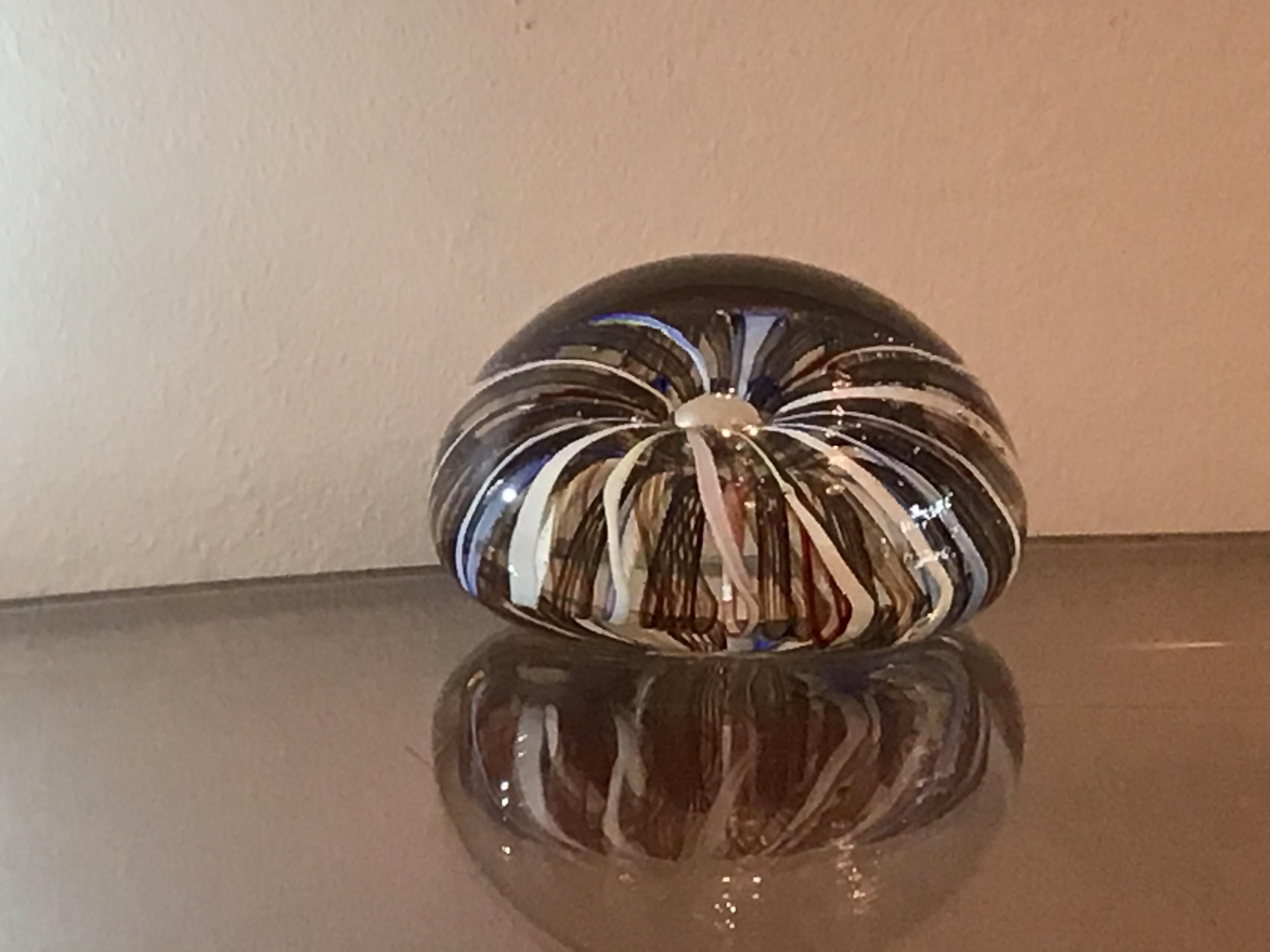 Seguso Paperweight Seguso Murano Glass 1950 Italy In Excellent Condition For Sale In Milano, IT