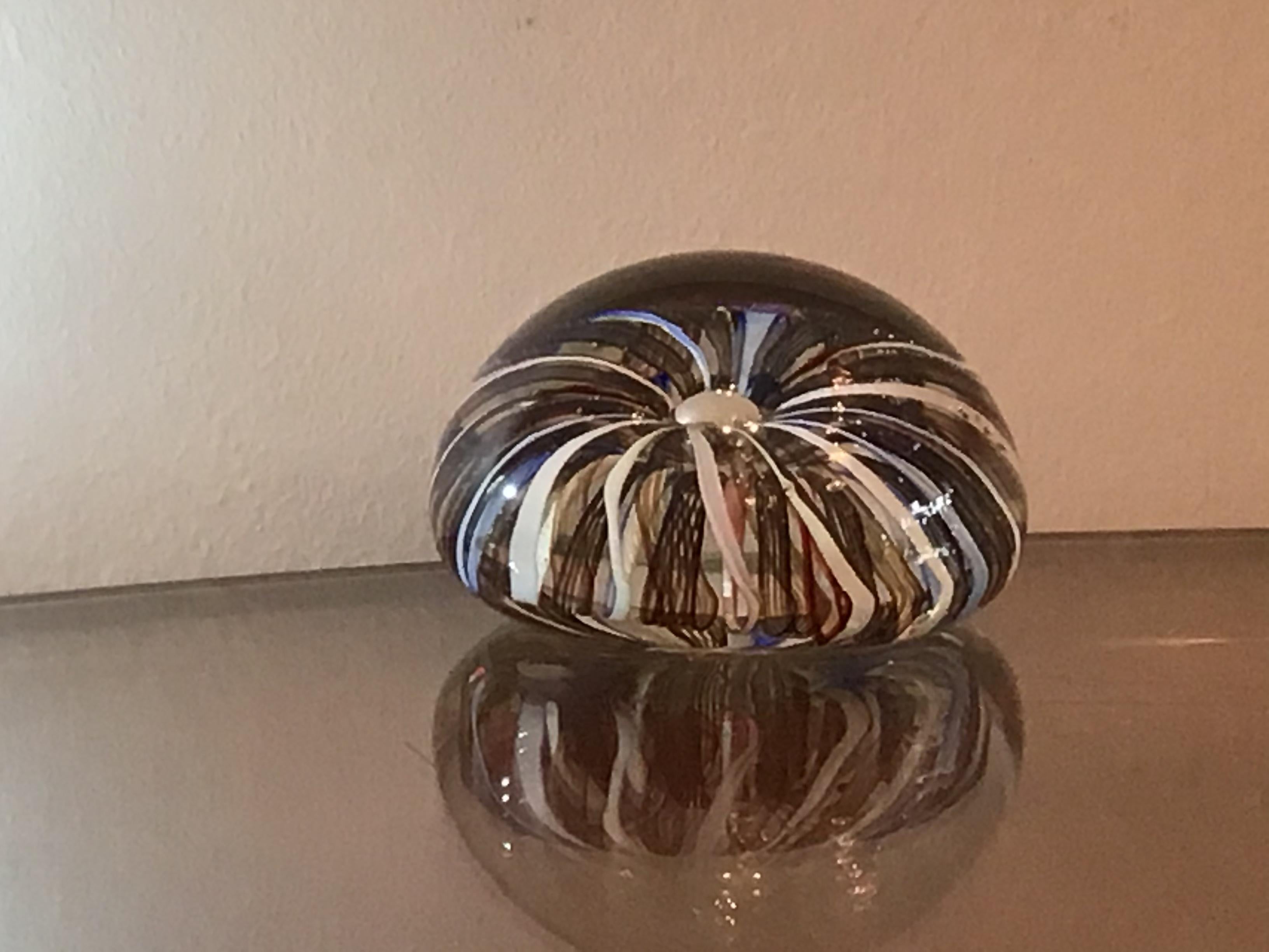 Mid-20th Century Seguso Paperweight Seguso Murano Glass 1950 Italy For Sale