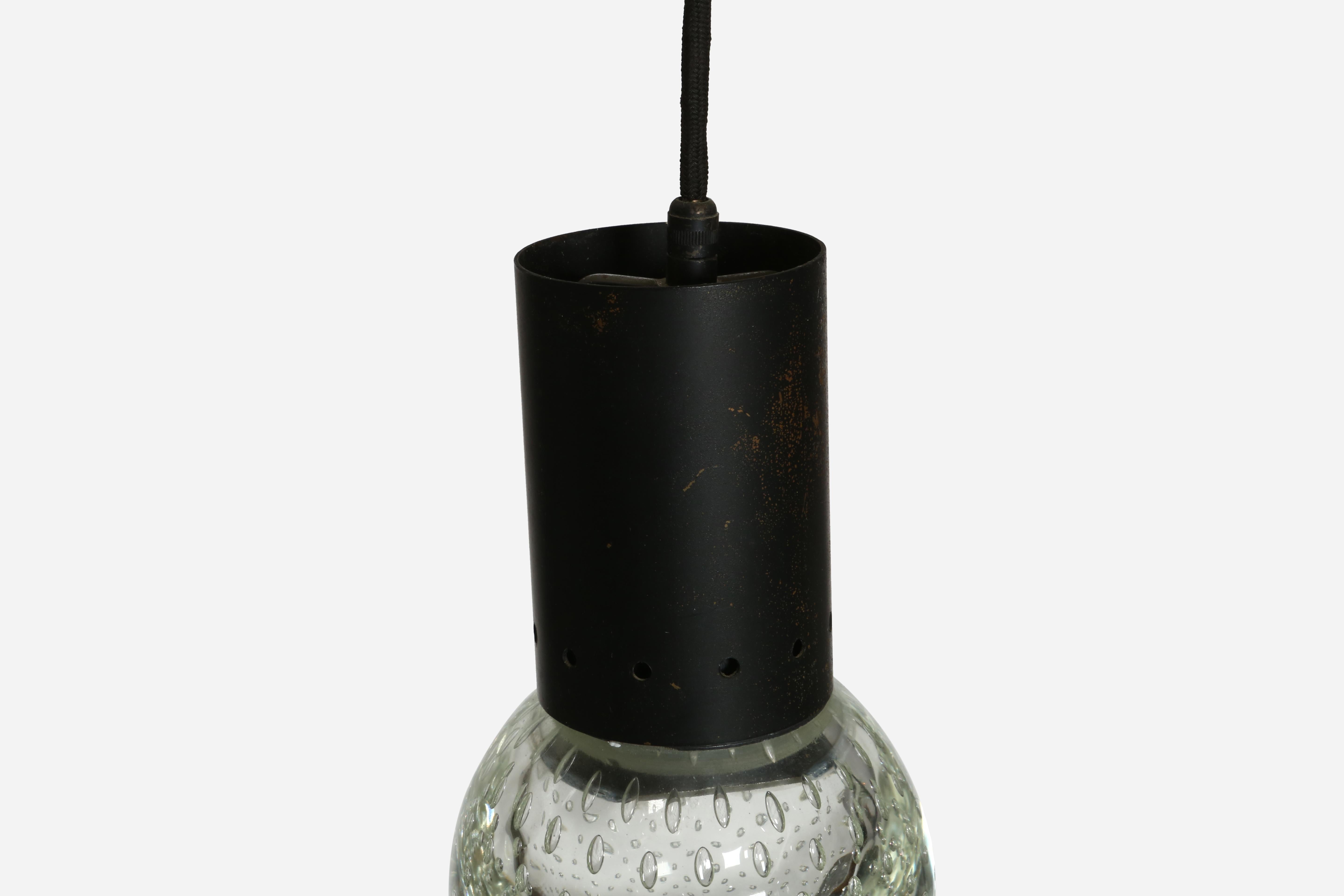 Metallo Ciondolo Seguso di Gino Sarfatti for Arteluce in vendita