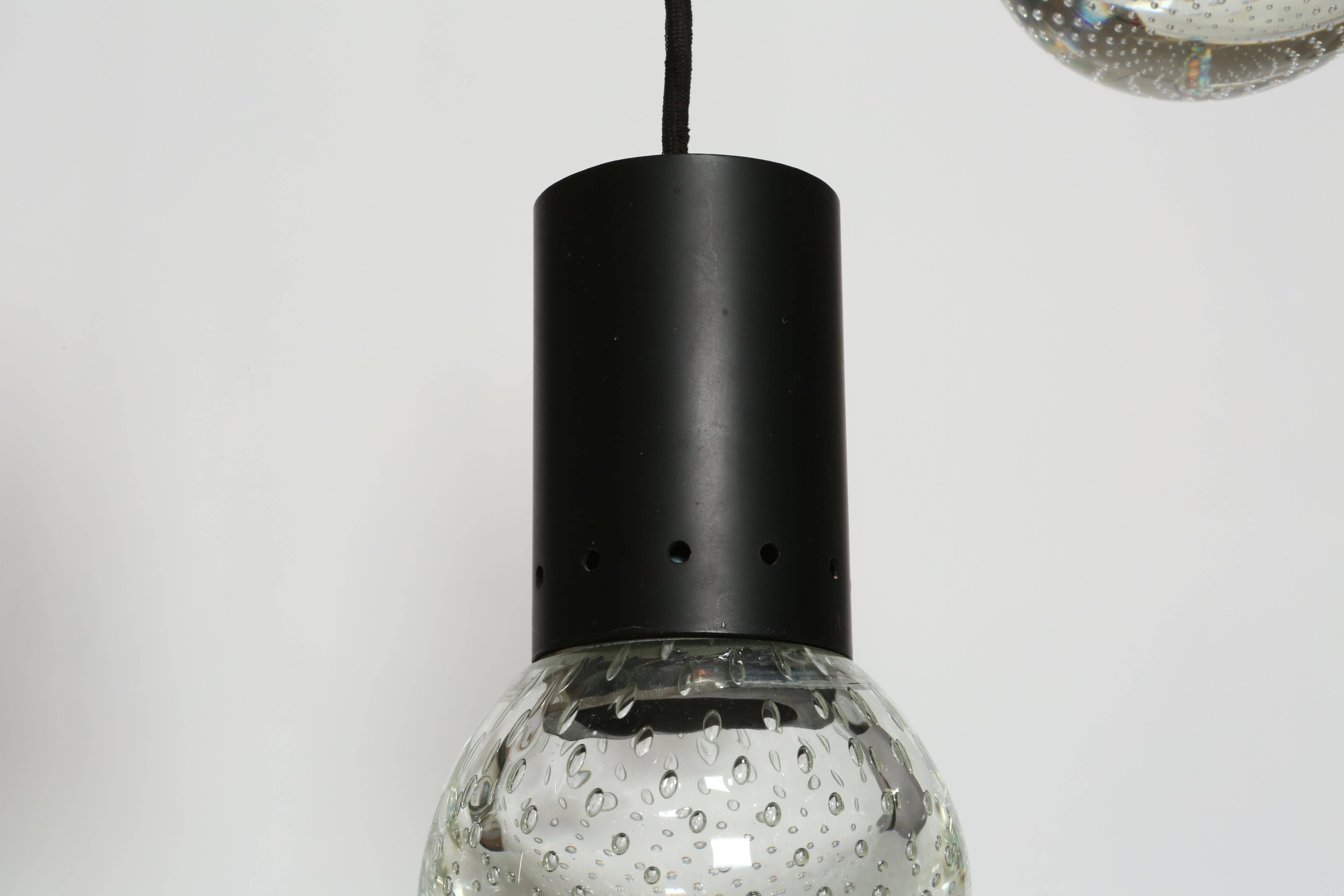 Seguso Pendant by Gino Sarfatti for Arteluce, Italy circa 1950s en venta 6