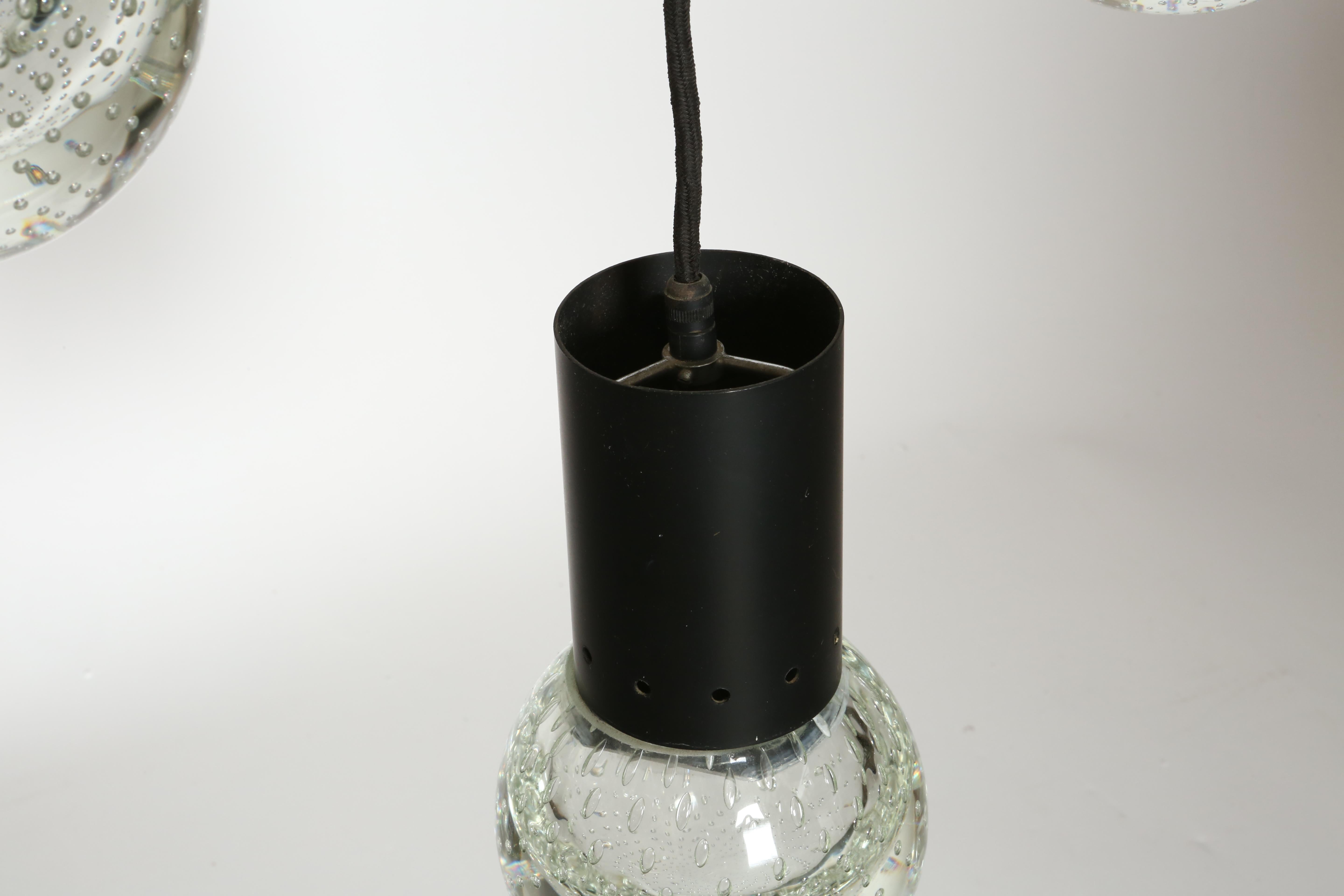 Seguso Pendant by Gino Sarfatti for Arteluce, Italy circa 1950s en venta 7