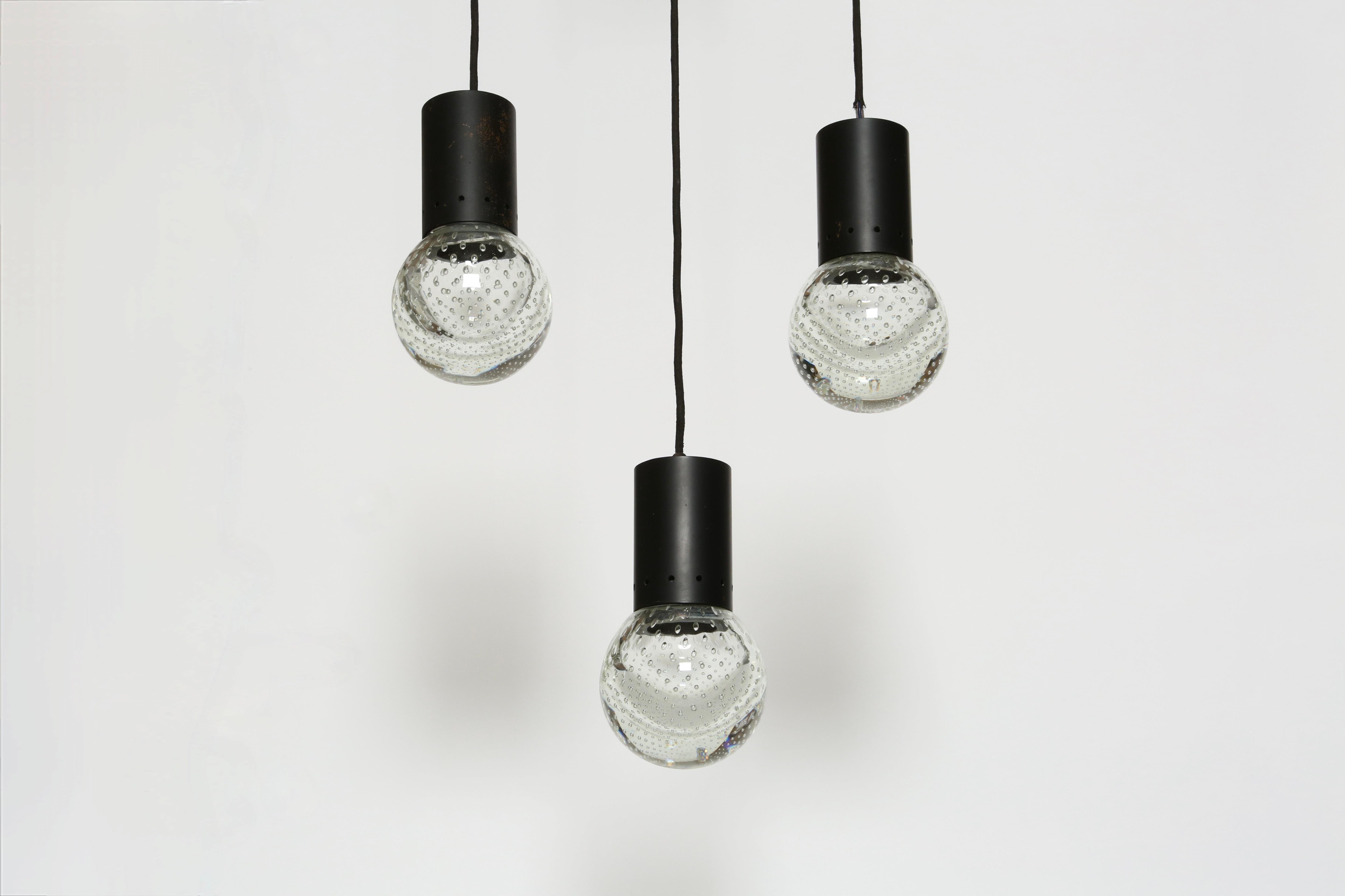 Seguso Pendant by Gino Sarfatti for Arteluce, Italy circa 1950s Moderno de mediados de siglo en venta