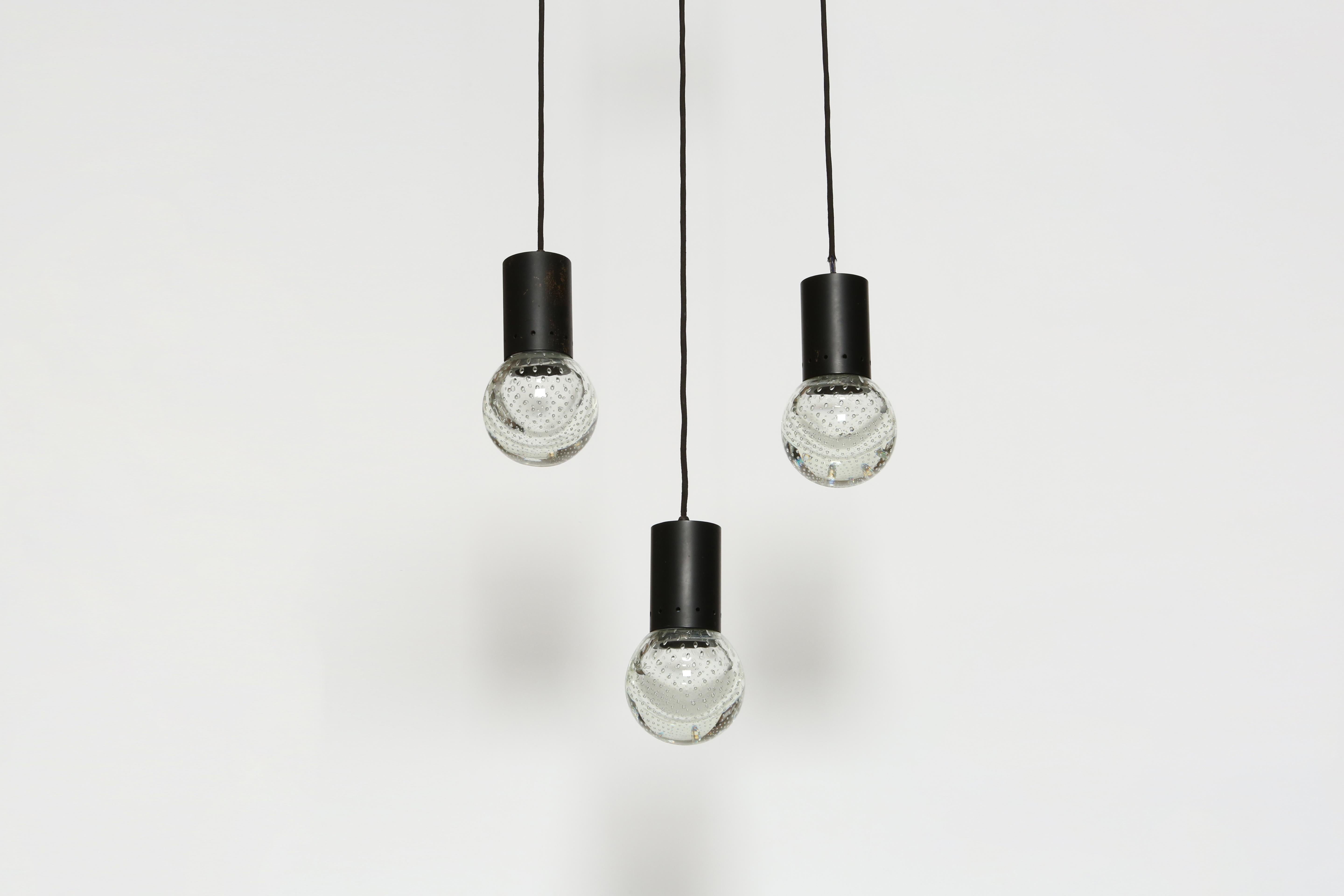 Seguso Pendant by Gino Sarfatti for Arteluce, Italy circa 1950s Italiano en venta