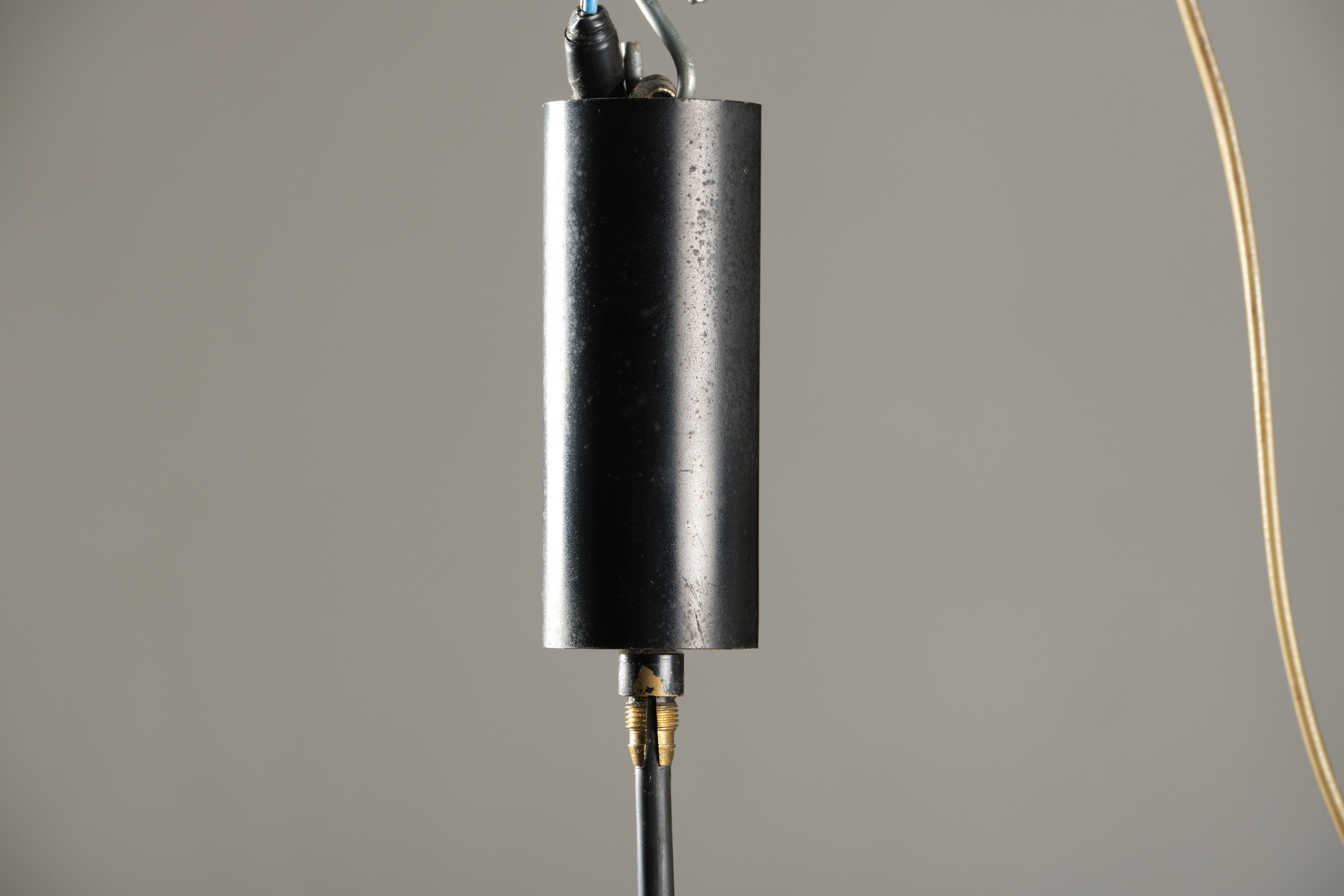 Mid-20th Century Seguso Pendant in Glass and Brass, 1960 circa