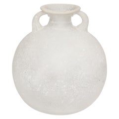 Seguso Scavo Corroso Vase with Handles