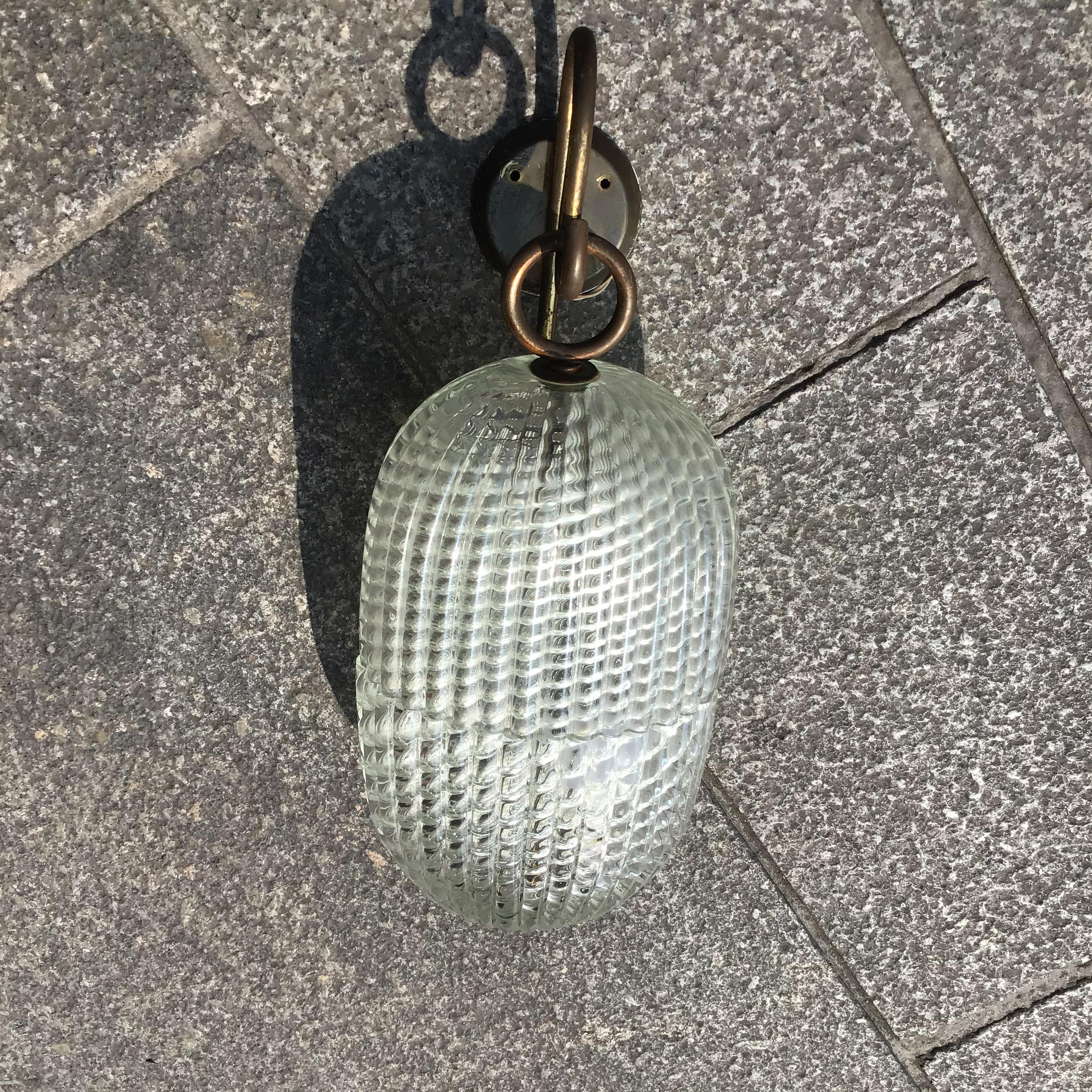 ECCEZIONALE APPLIQUE SEGUSO IN VETRO DI MURANO E OTtONE....DEL 1950
IN OTTIMO STATO......
