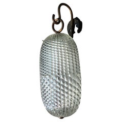 SEGUSO SCONCE mURANO GLASS BRASS 1950 ITALY