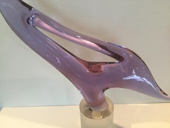 Seguso Signed Murano Abstract Sculpture