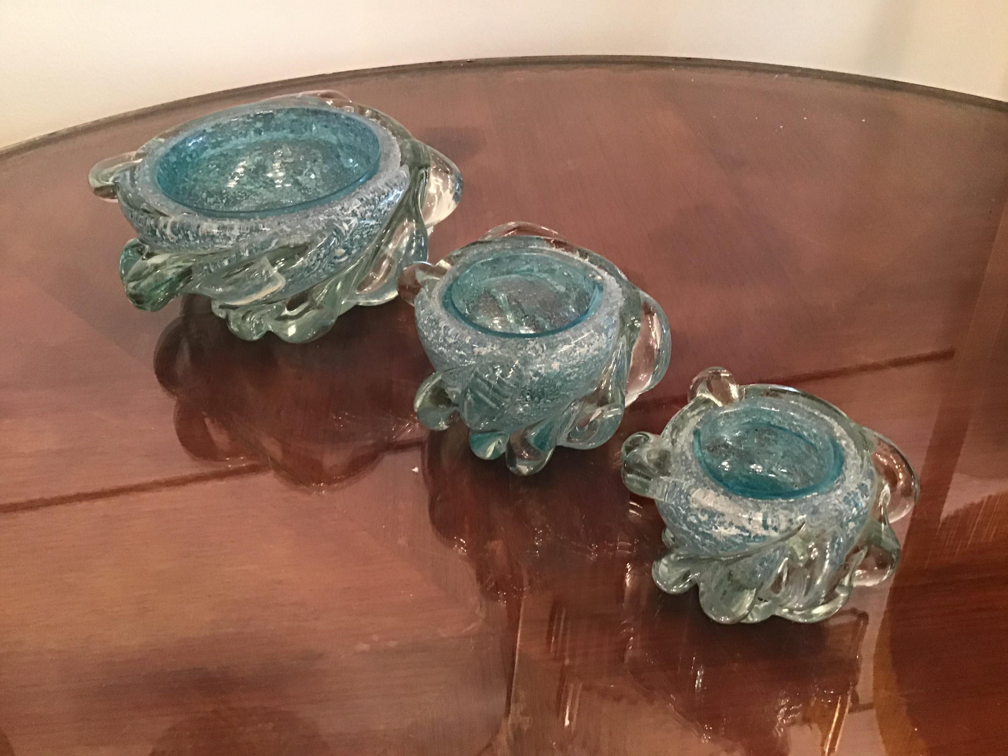 Seguso Smoke Set Murano Glass, 1940, Italy For Sale 9