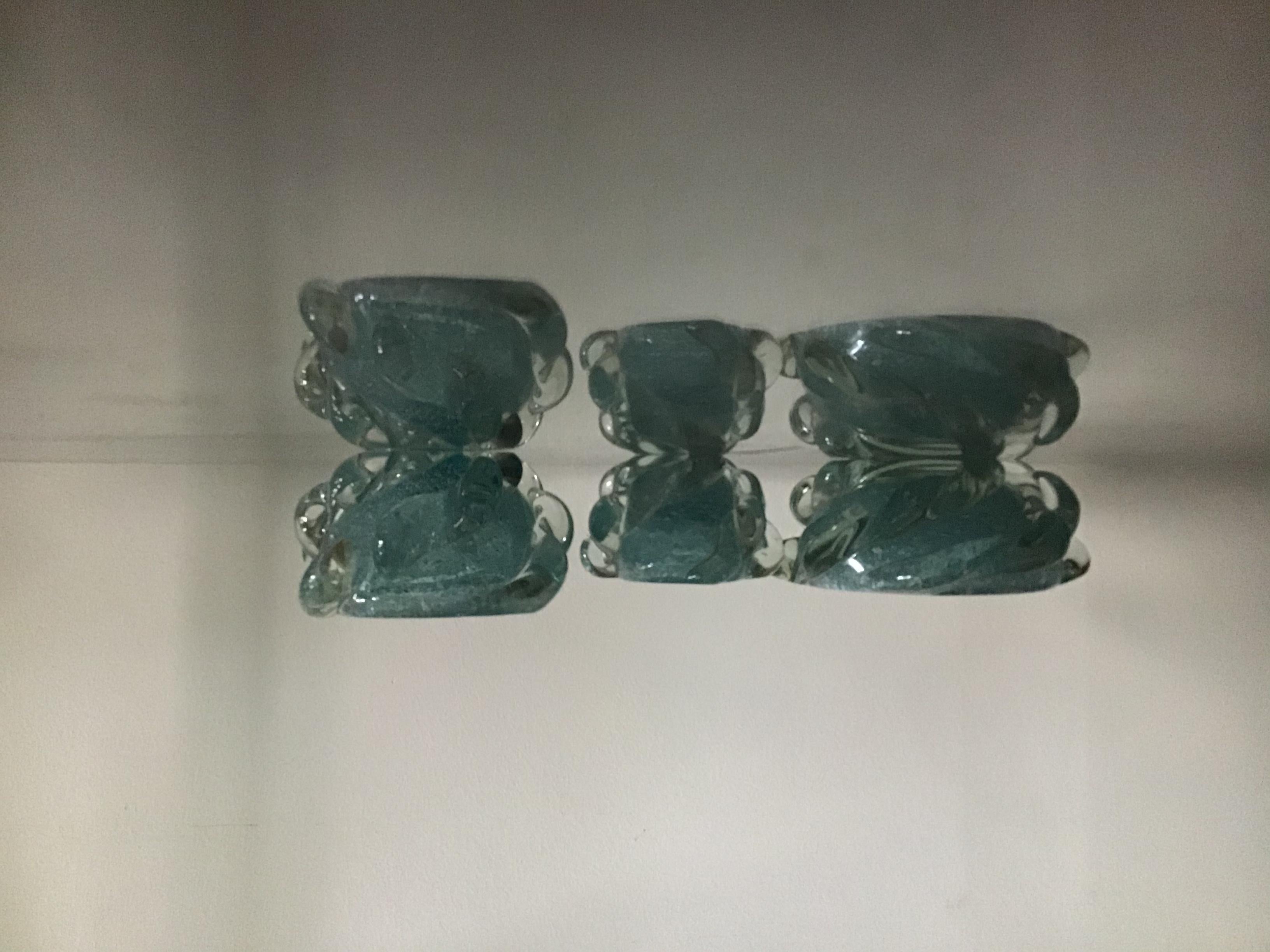 Seguso Smoke Set Murano Glass, 1940, Italy For Sale 1