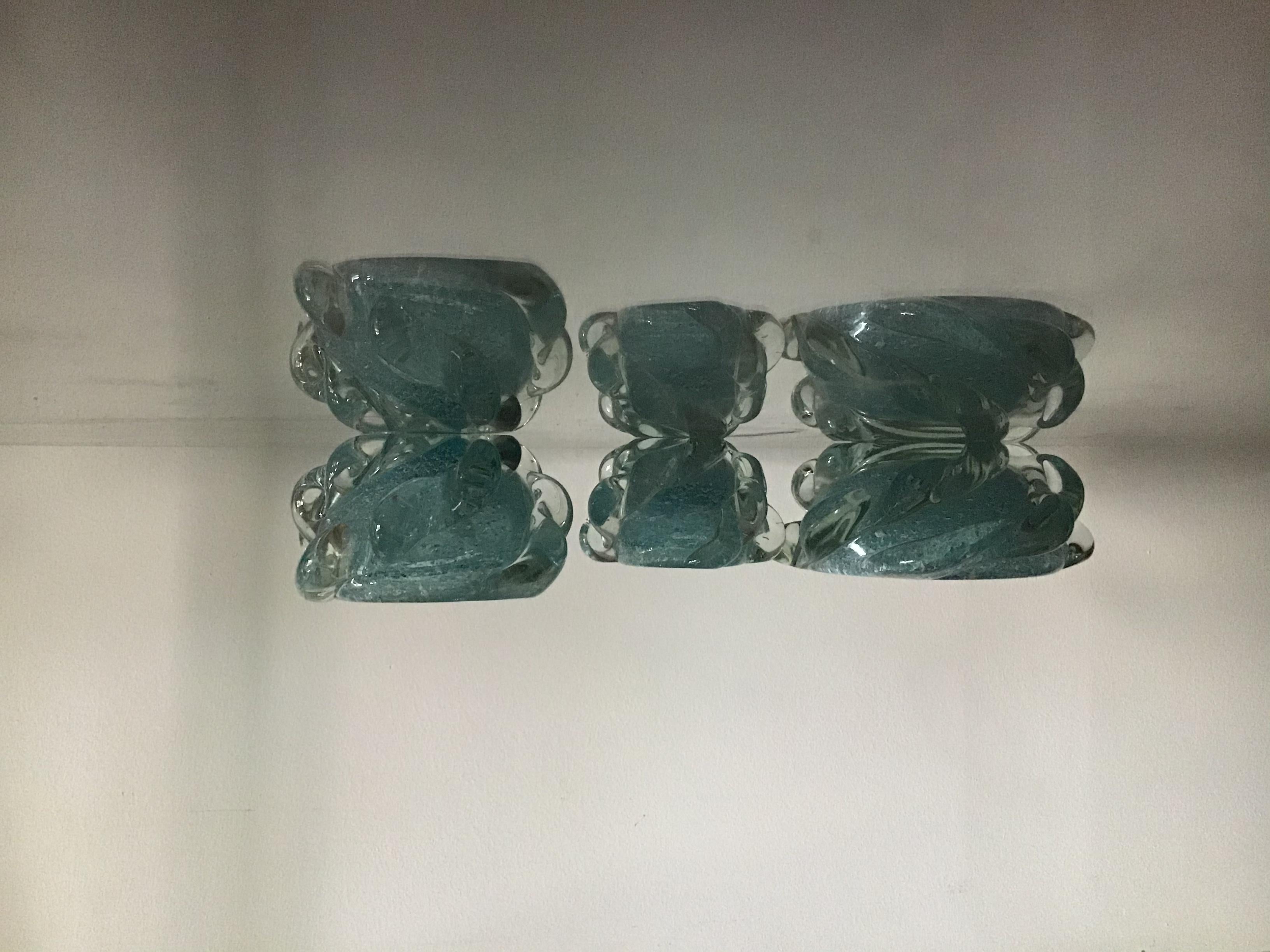 Seguso Smoke Set Murano Glass, 1940, Italy For Sale 2