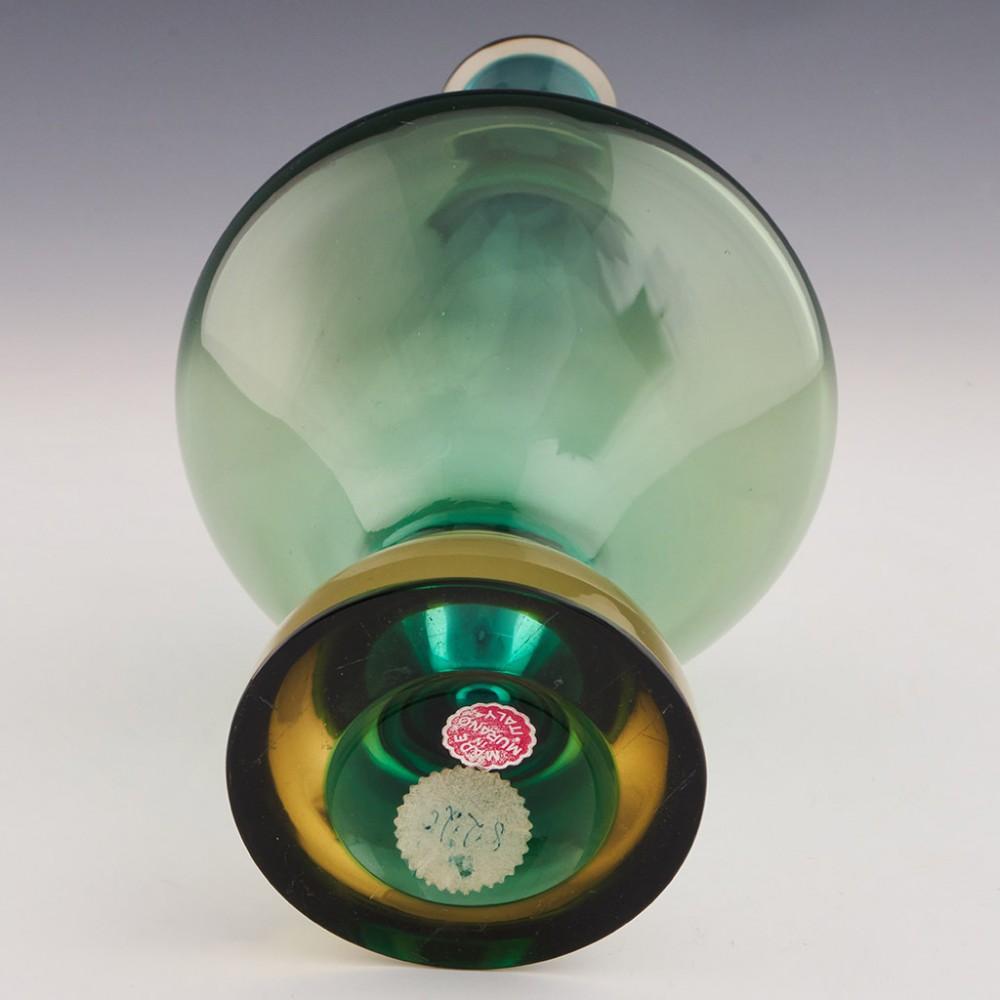 Seguso Sommerso Glass Bottle Vase c1965 In Good Condition For Sale In Tunbridge Wells, GB