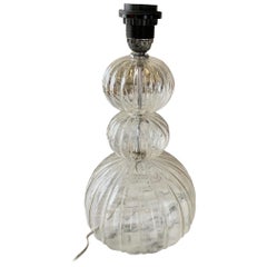 Seguso Table lamp Murano Glass, Italy, 1970