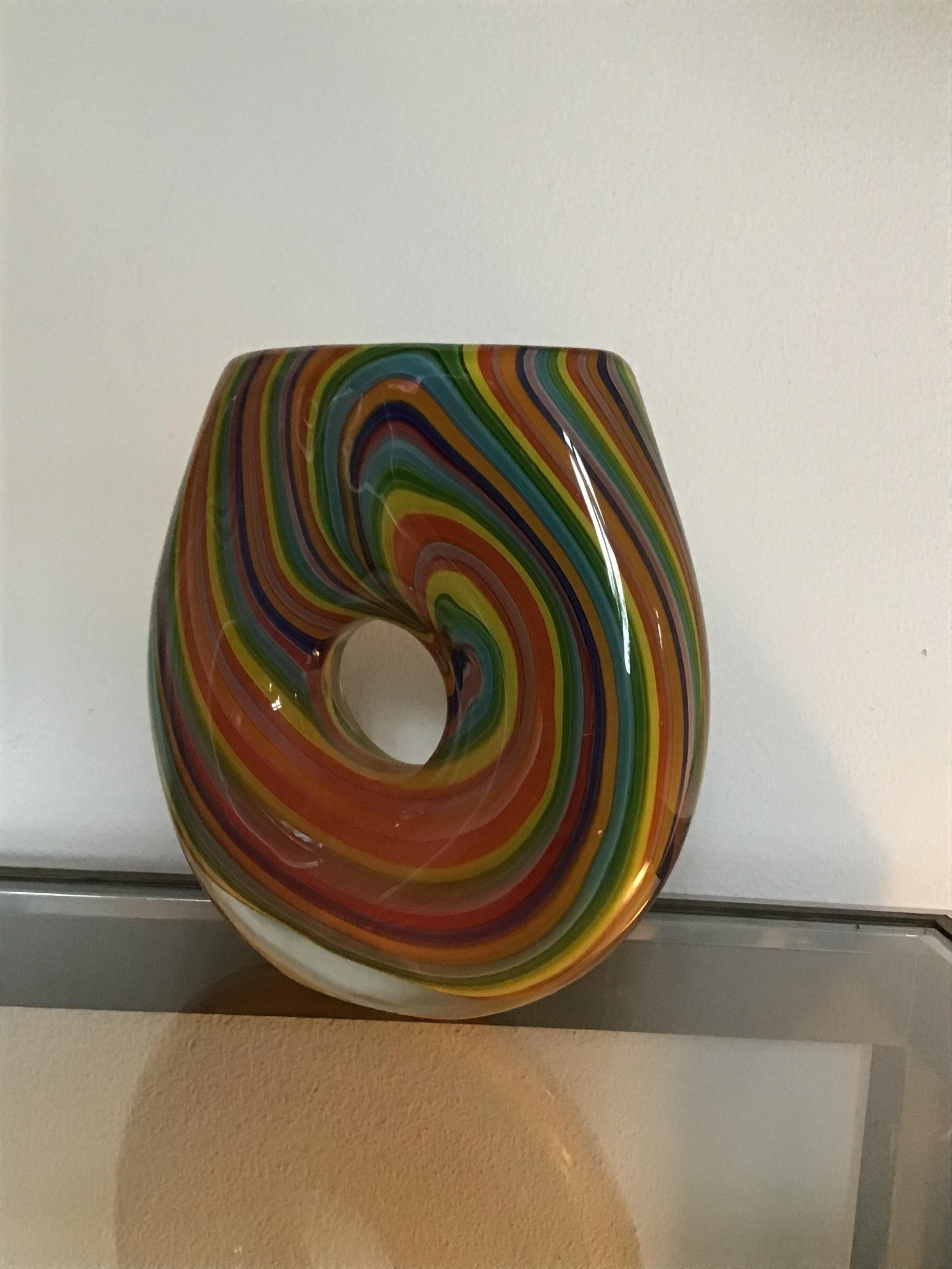 Seguso Vase 1955 Murano Glass, Italy 4