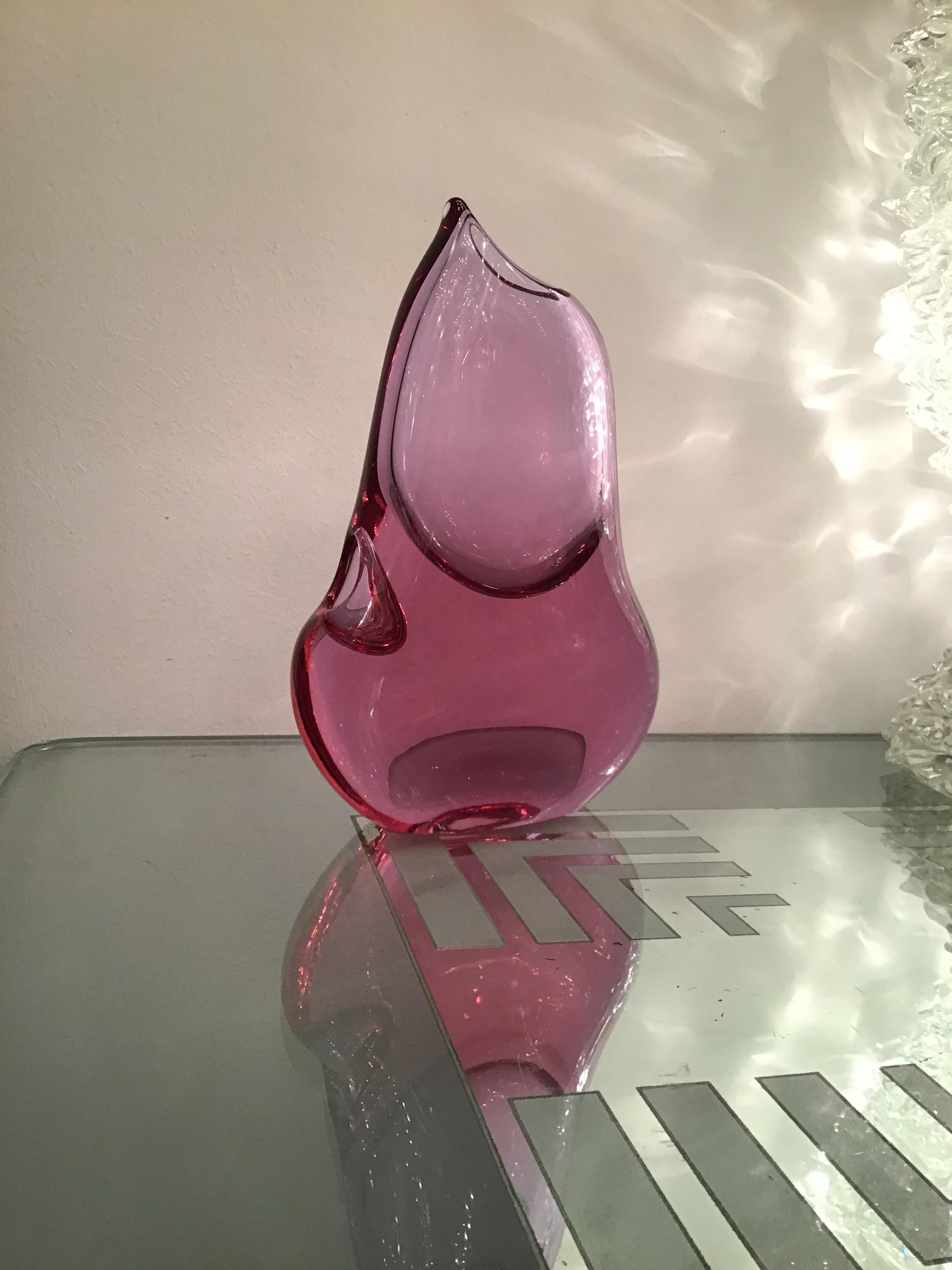 Seguso Vase Murano Glass 1950 Italy  For Sale 10
