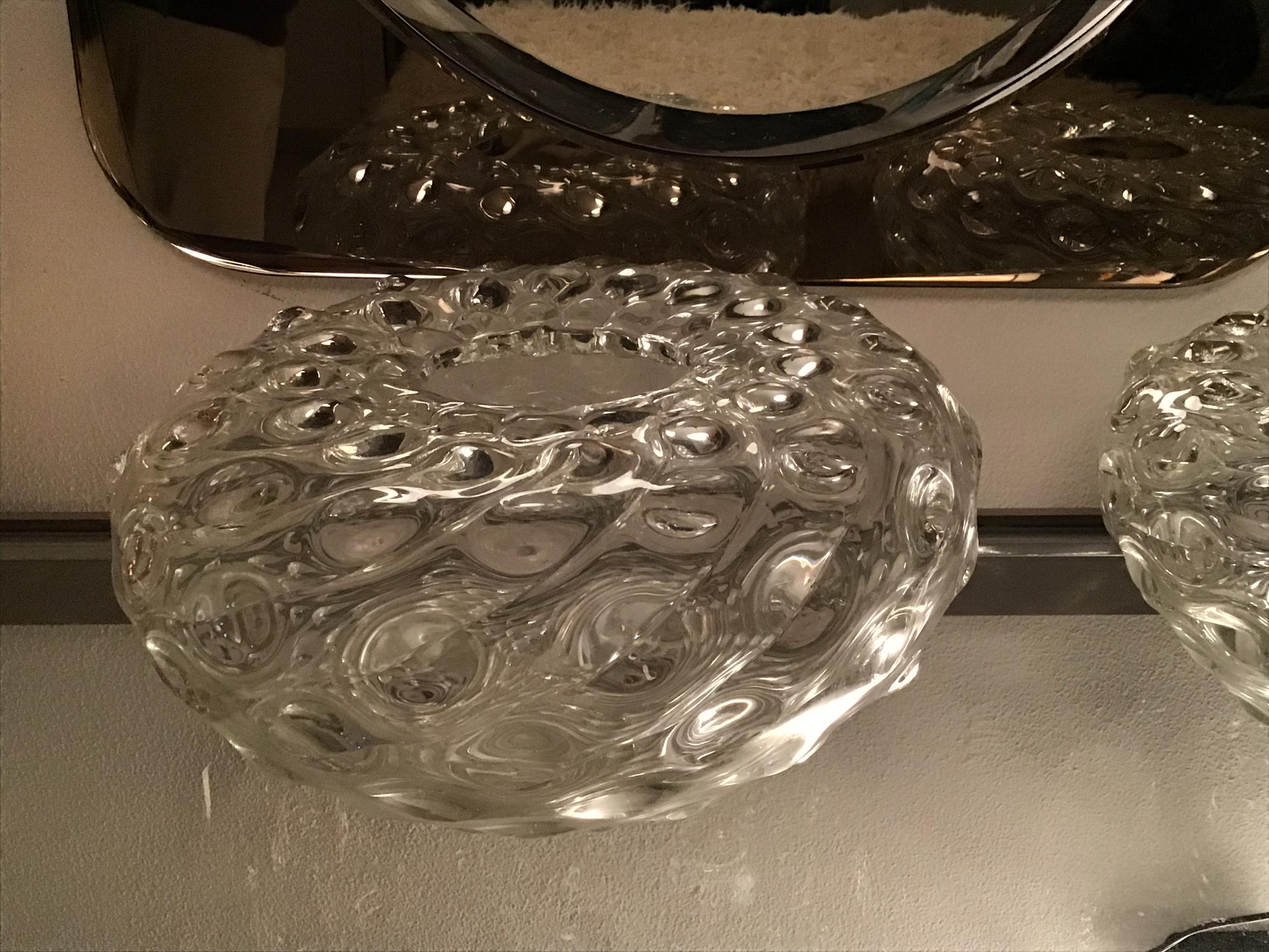 Seguso vase Murano glass 1950 Italy.