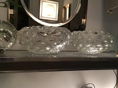 Vase Seguso Verre de Murano 1950 Italie