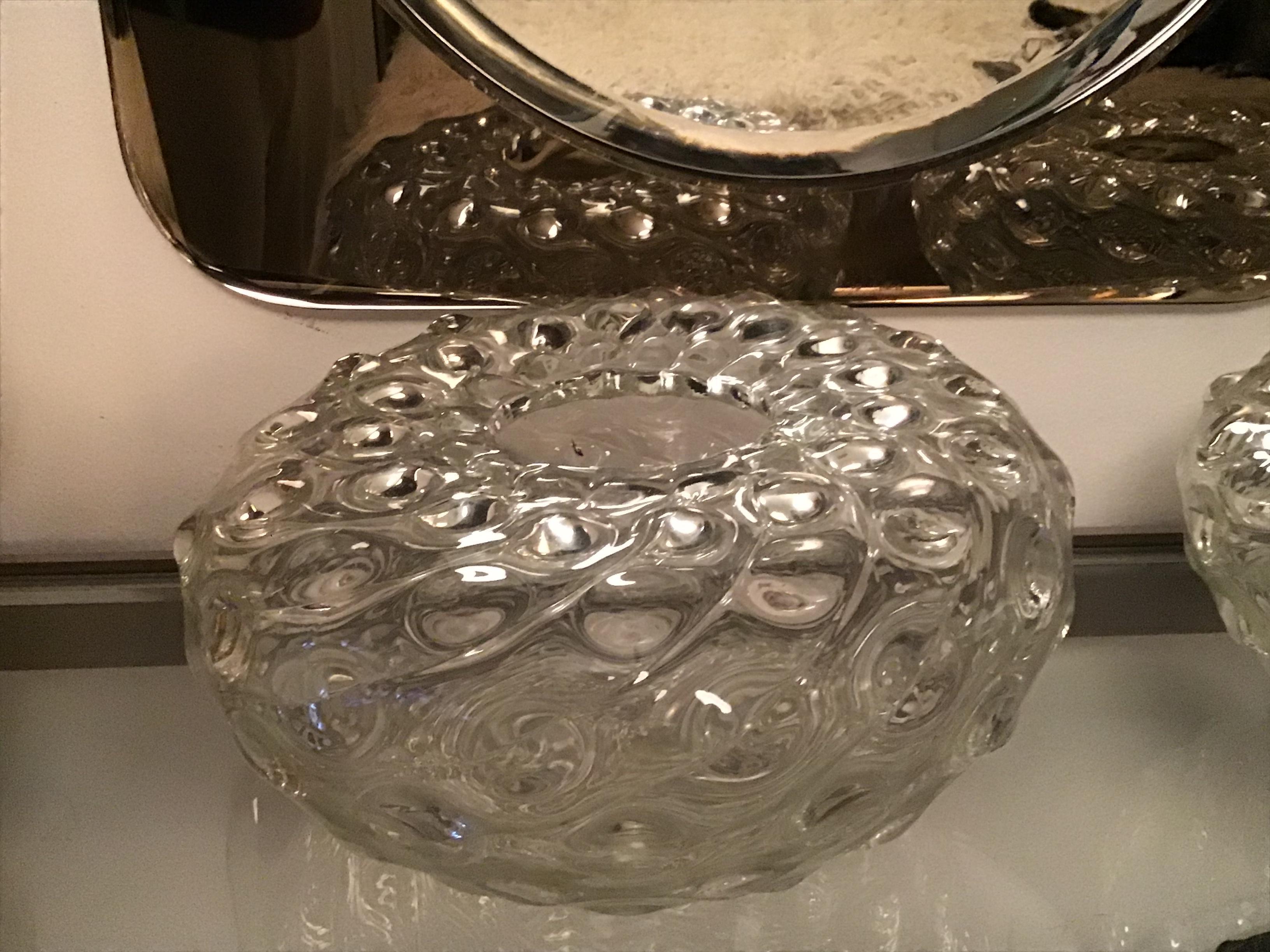 Seguso Vase Murano Glass 1950 Italy In Excellent Condition For Sale In Milano, IT