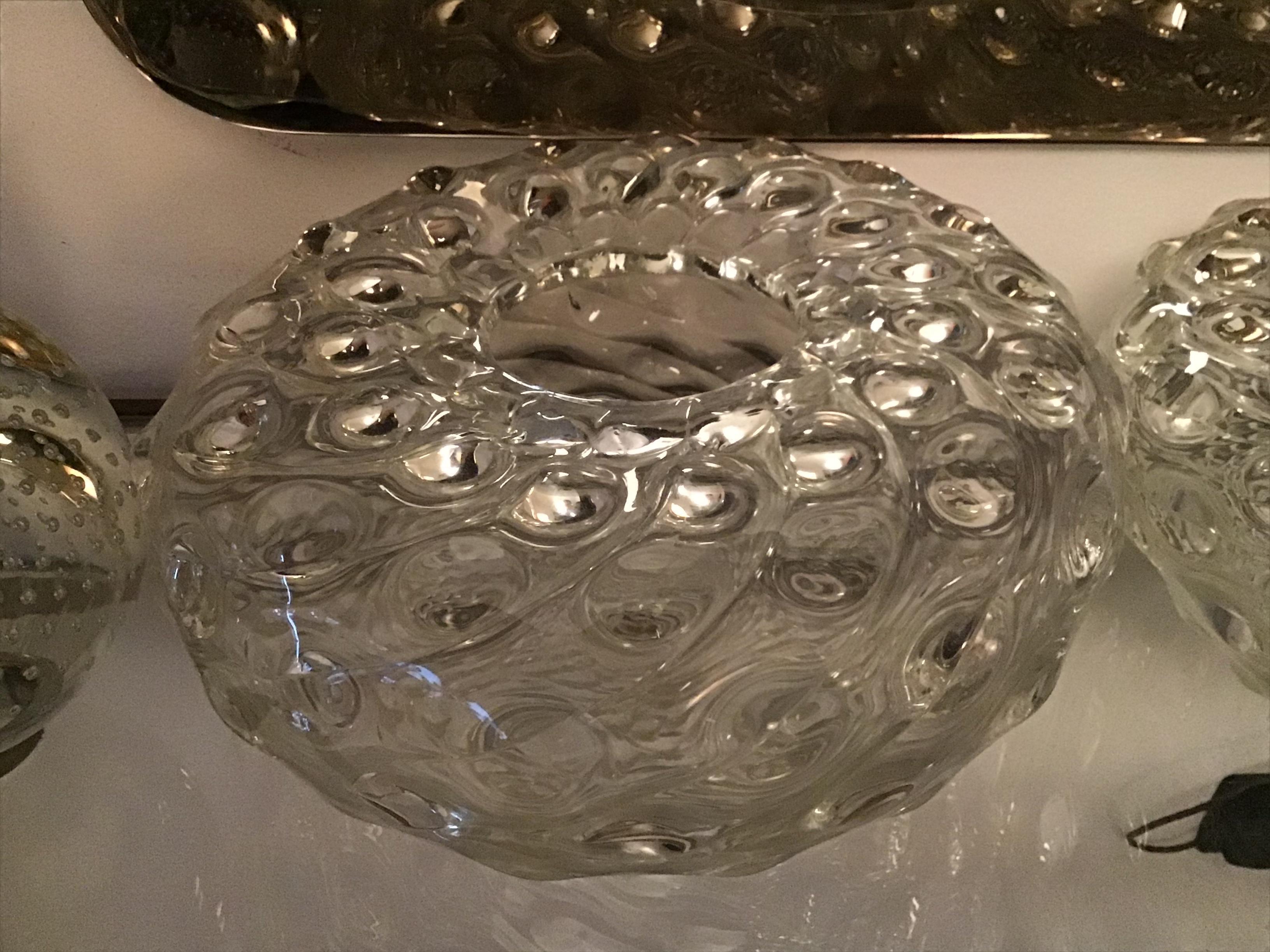 Vaso Seguso Vetro di Murano 1950 Italia in vendita 1