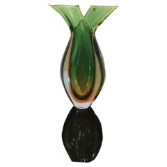 Seguso Vase Murano Glass, 1955, Italy