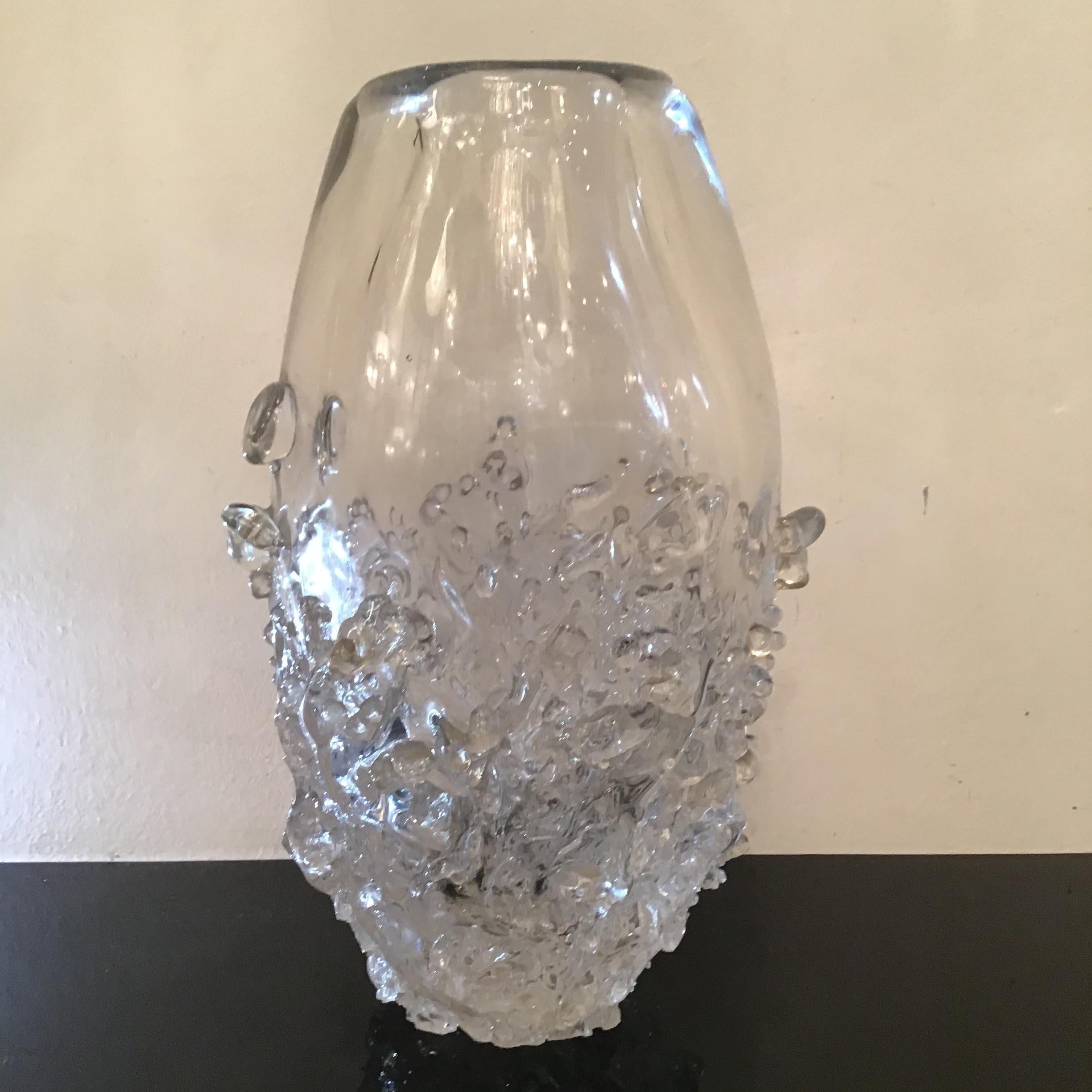 Seguso Vase Murano Glass 1960 Italy  For Sale 12