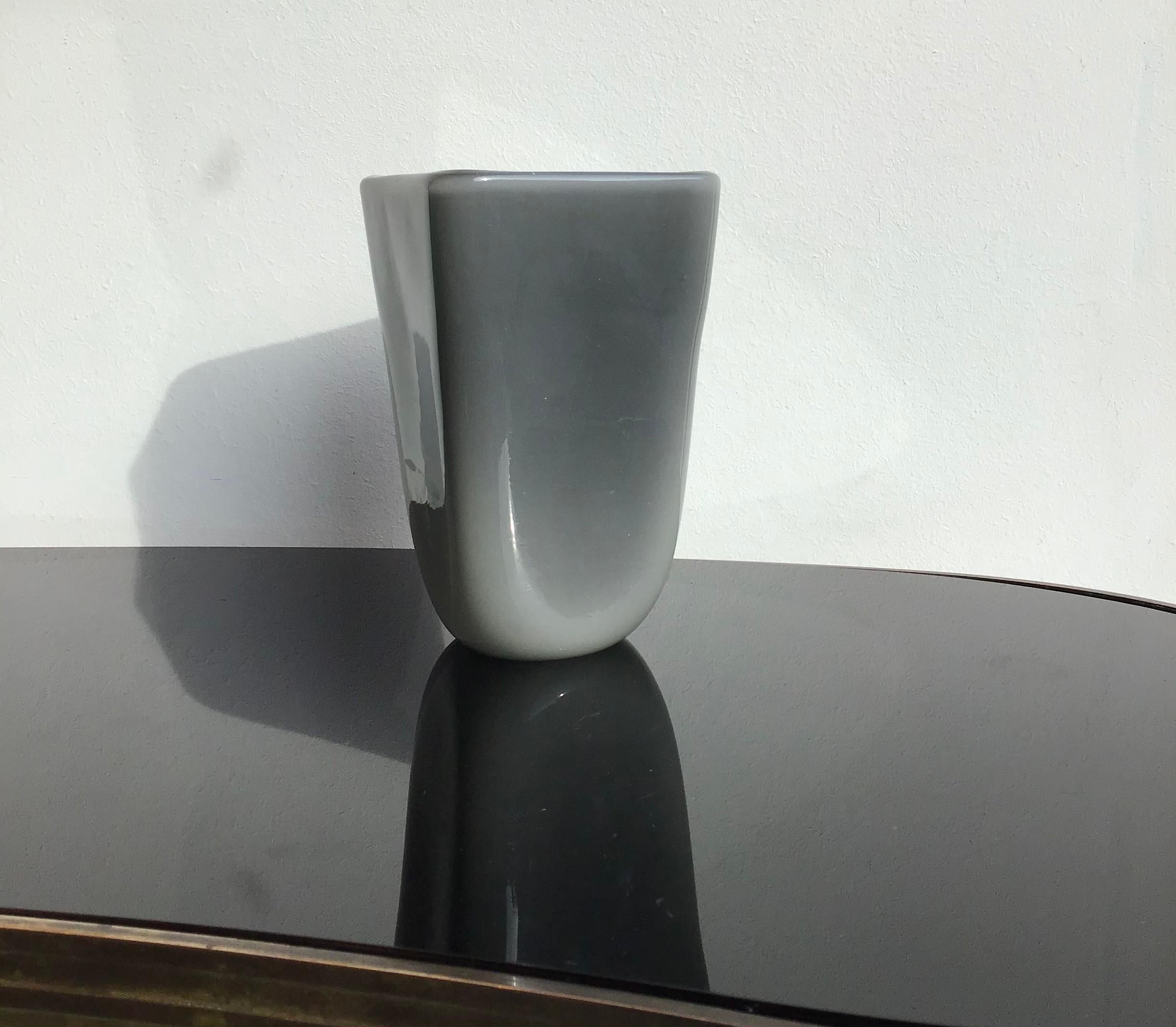 Seguso vase Murano glass, 1960, Italy.
