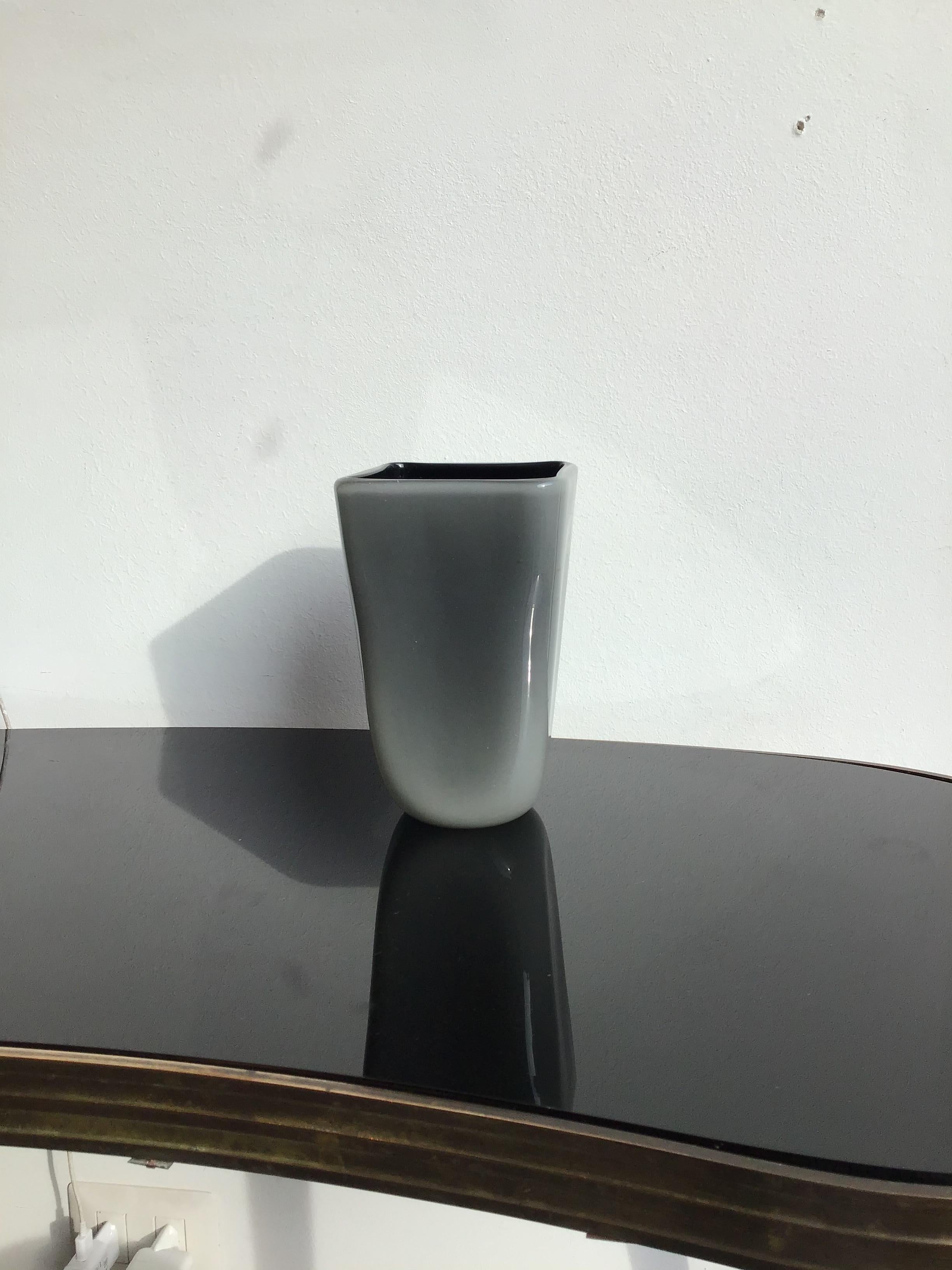 Italian Seguso Vase Murano Glass, 1960, Italy For Sale