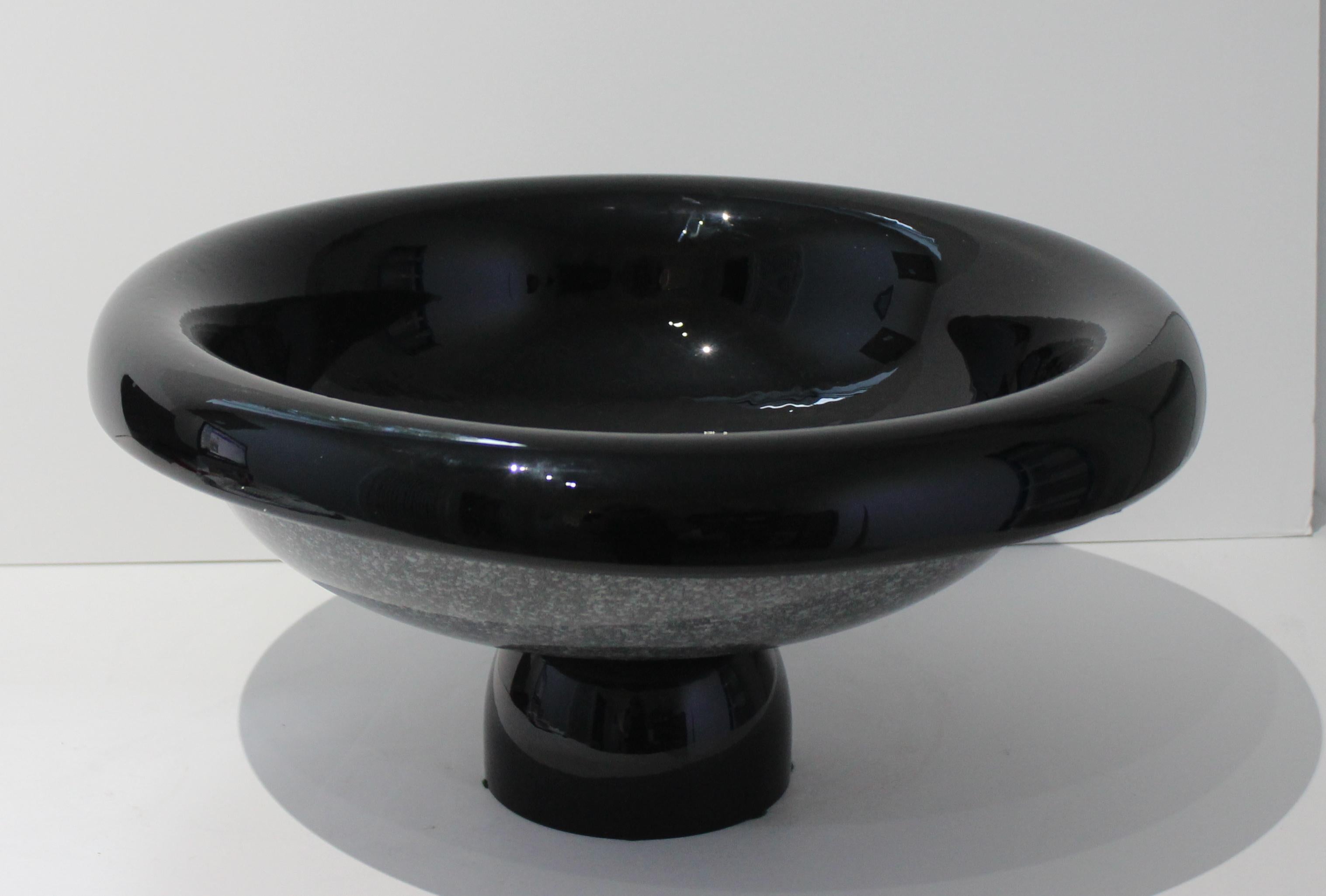 Modern Murano Glass Seguso Vetre d'Arte Compote For Sale
