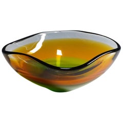 Seguso Vetri d'Arte 'Attributed' Murano Art Glass Bowl, 1950s