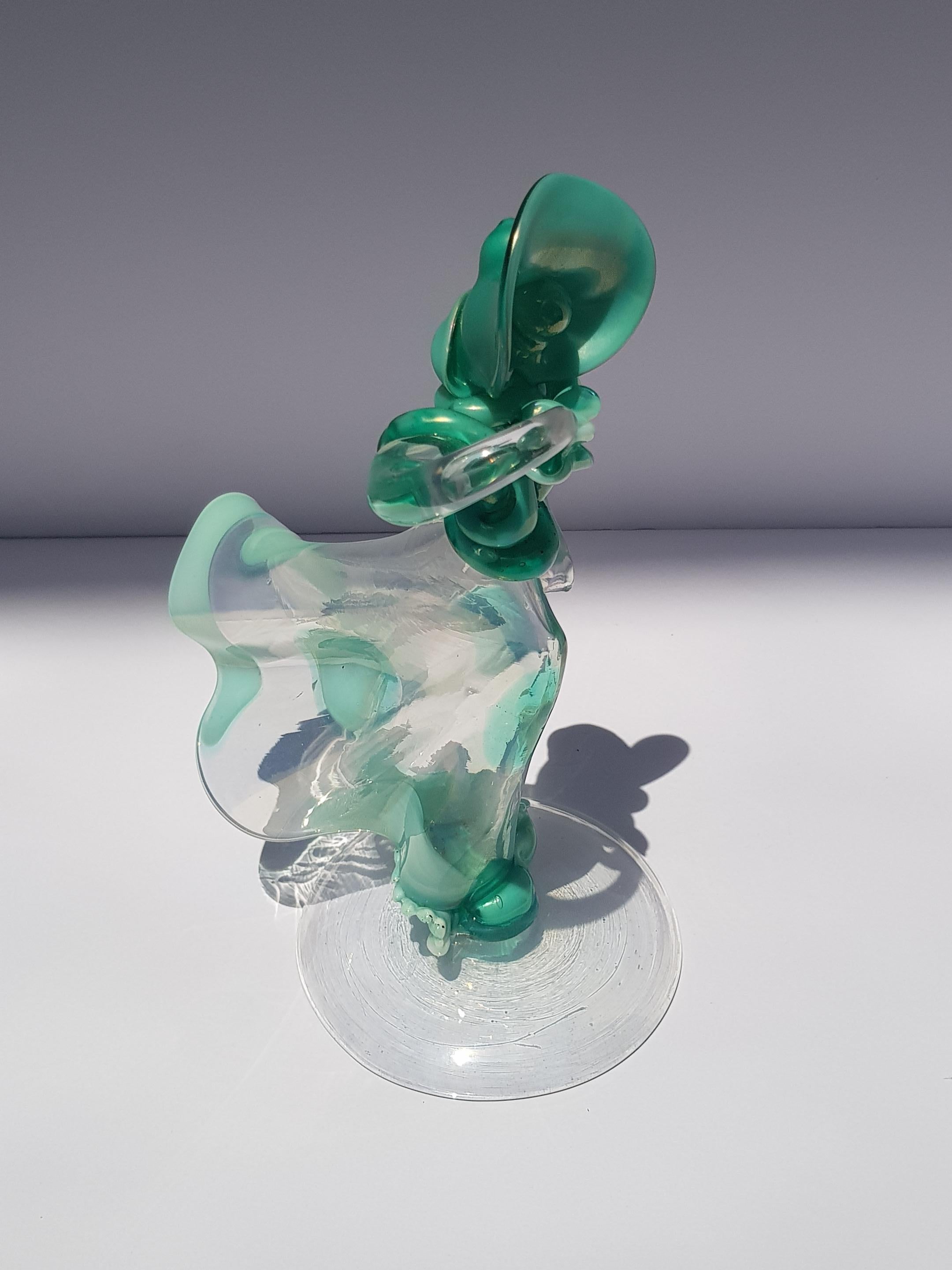 Seguso Vetri d'Arte Figura femminile Donna Scultura Cappellin Venini Soffiato Glas in vendita 2