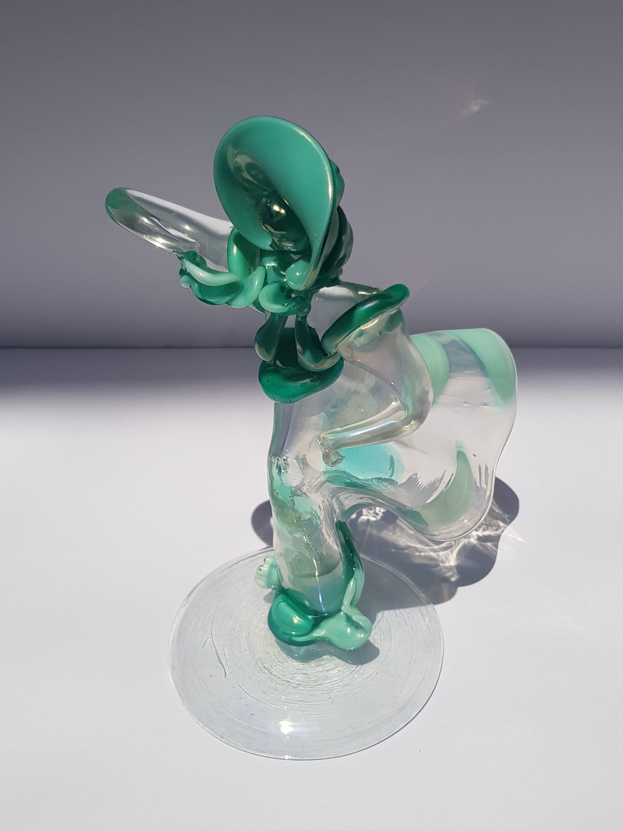 Seguso Vetri d'Arte Figura femminile Donna Scultura Cappellin Venini Soffiato Glas in vendita 3