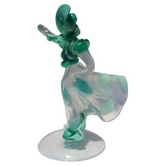 Seguso Vetri d'Arte Female Figure Woman Sculpture Cappellin Venini Soffiato Glas