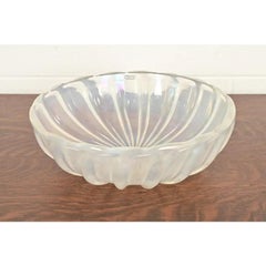 Seguso Vetri d'Arte Italienisches Murano Glas Großer Tafelaufsatz Schale oder Obstschale
