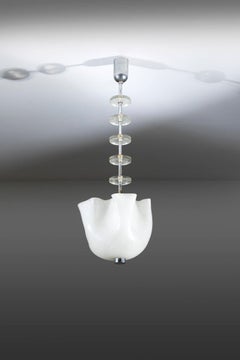 Seguso Vetri d'Arte, Lampada a sospensione, anni '40