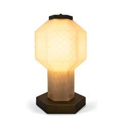 Seguso Vetri d'Arte Lvse Lamp Cased Opaque Peach Murano Glass