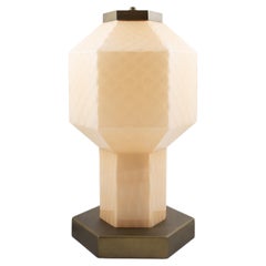 Seguso Vetri d'Arte Lvse Lamp Cased Opaque Peach Murano Glass