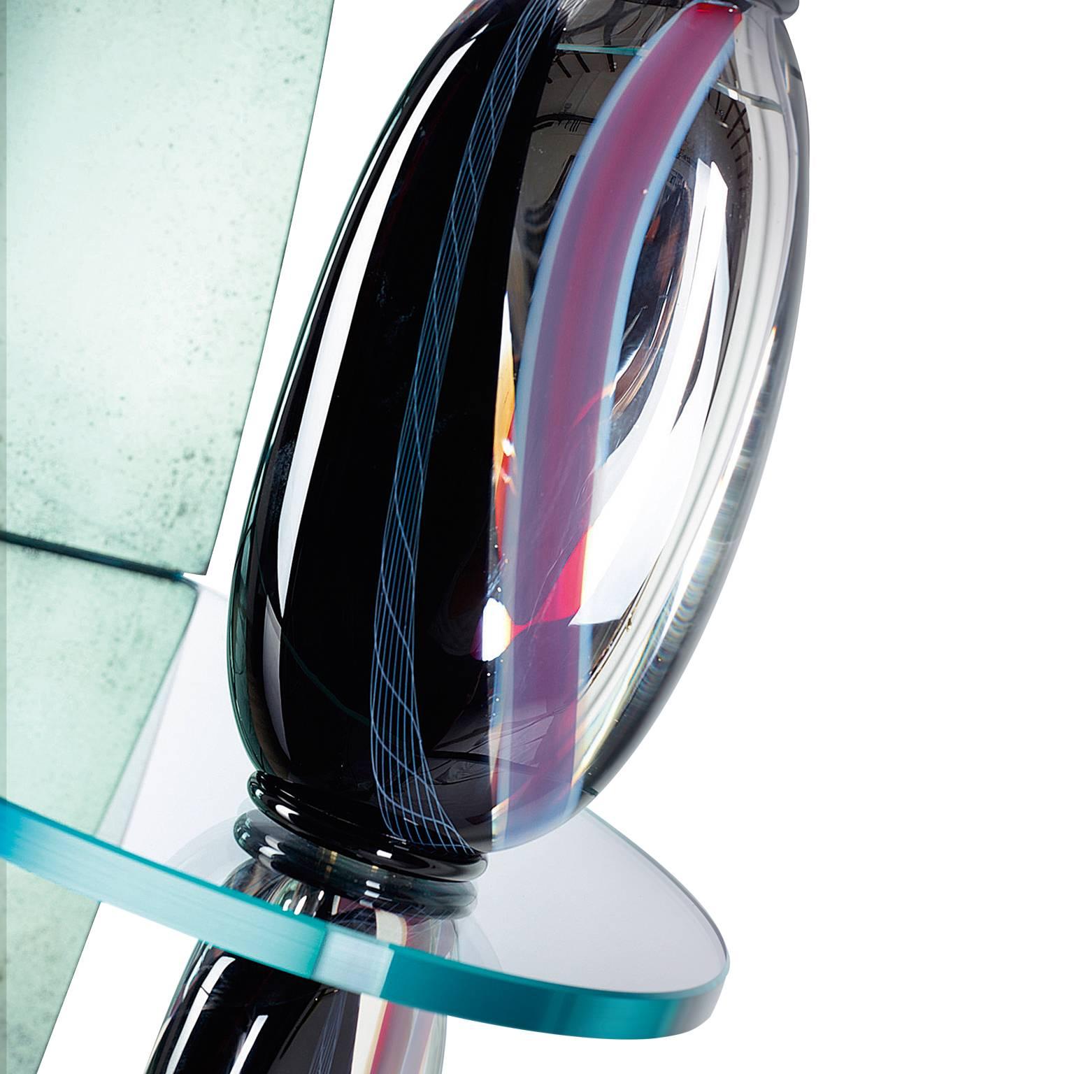 Seguso Vetri d`Arte Marciana Estantería de cristal de Murano Italiano en venta