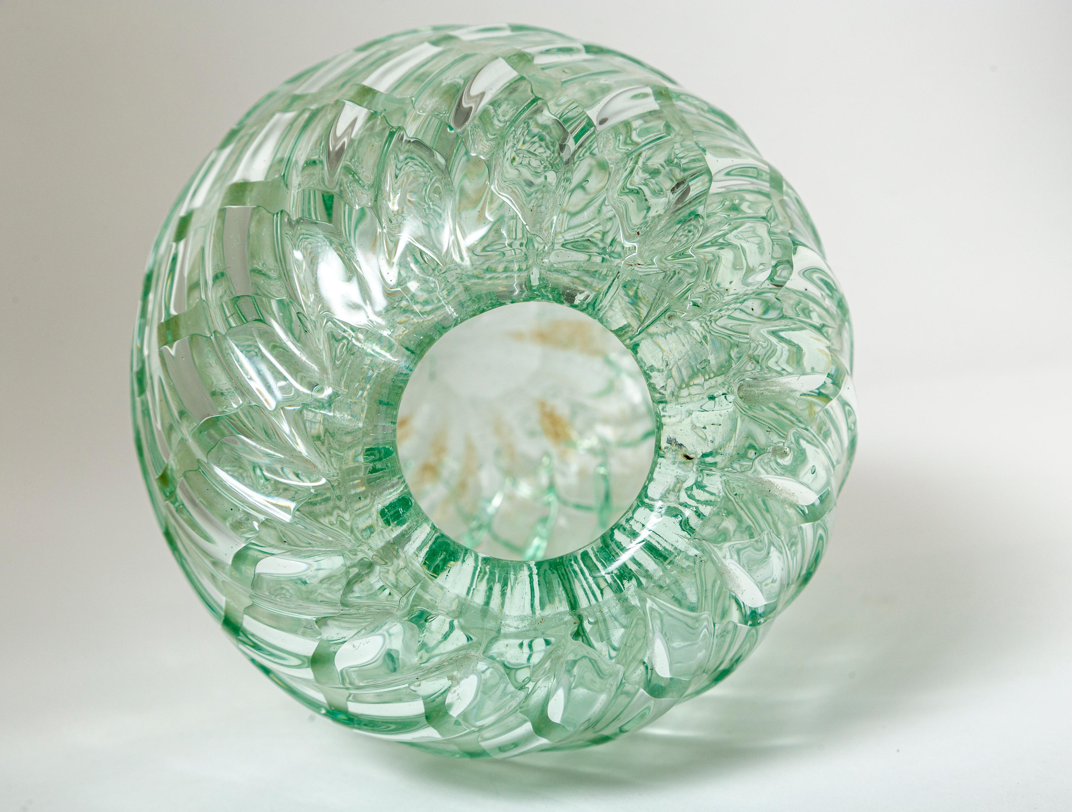 XX secolo Seguso Vetri d'Arte , Vaso Modello 5730 Disegnato da Flavio Poli, 1939 in vendita