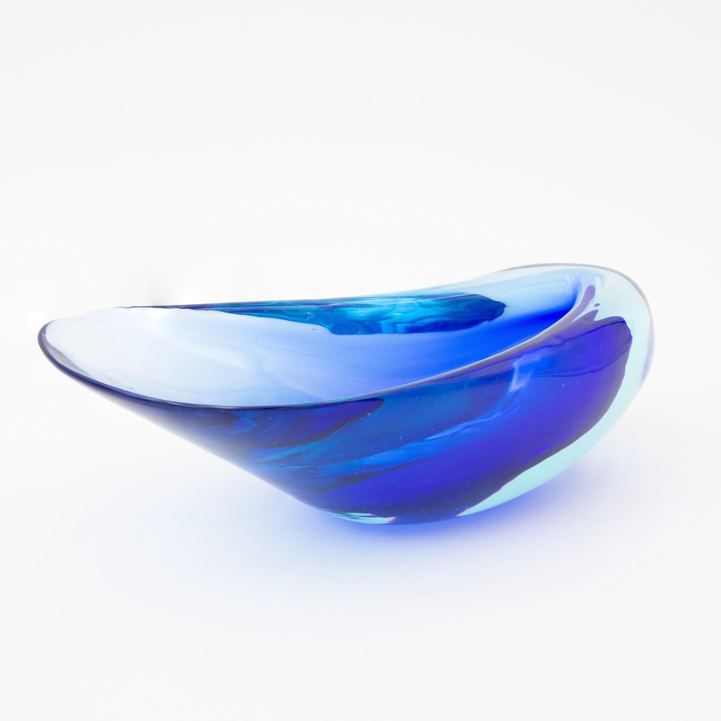 Seguso Vetri d'Arte Murano Flavio Poli Seashell Dish In Good Condition In Brussels, BE