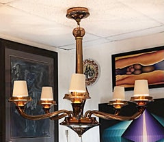 Seguso Vetri D'Arte Murano Glass Chandelier for Donghia, 1990s